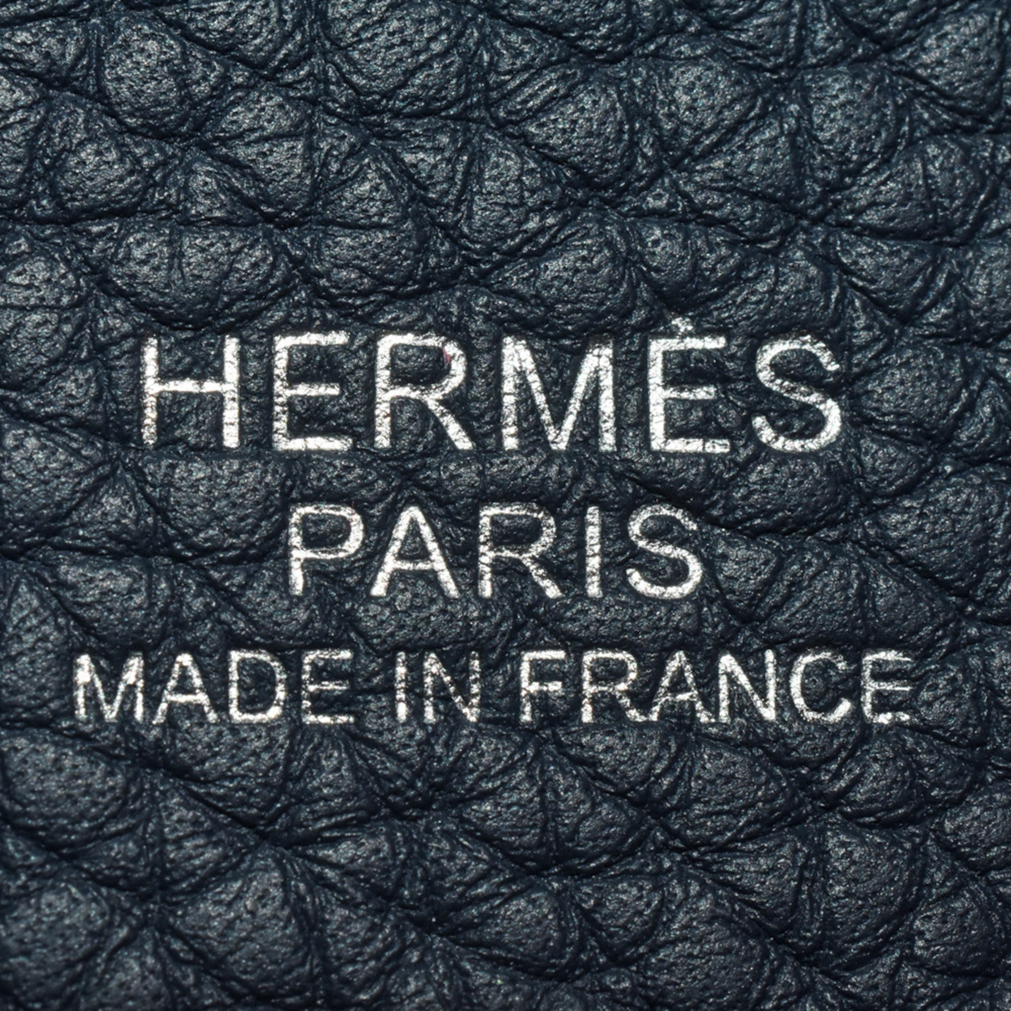 Hermes Picotin Blue Nuit Navy Pink Taurillon Clemence Leather Handbag (Pre-Owned)