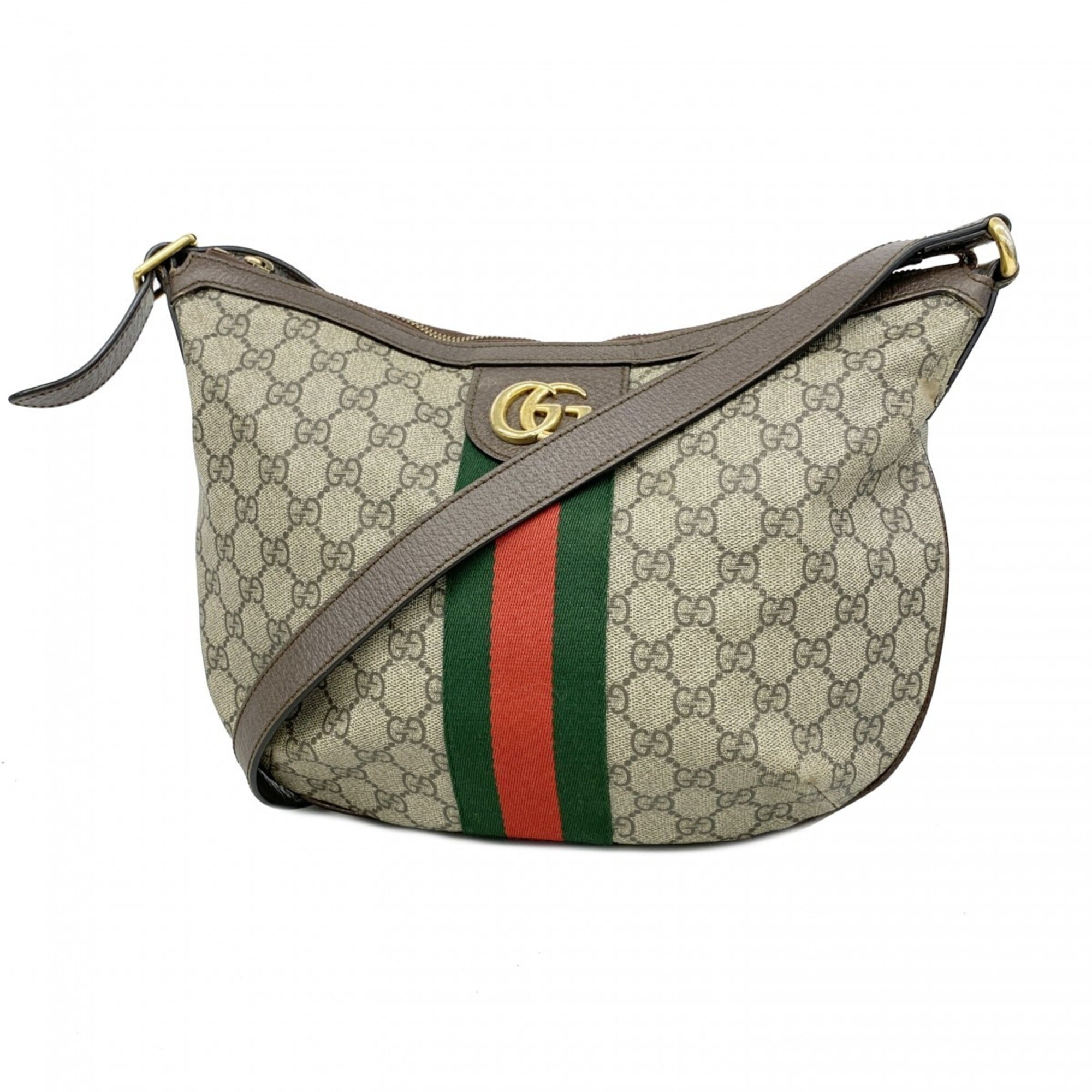Gucci Brown Pvc Shoulder Bag (Pre-Owned)