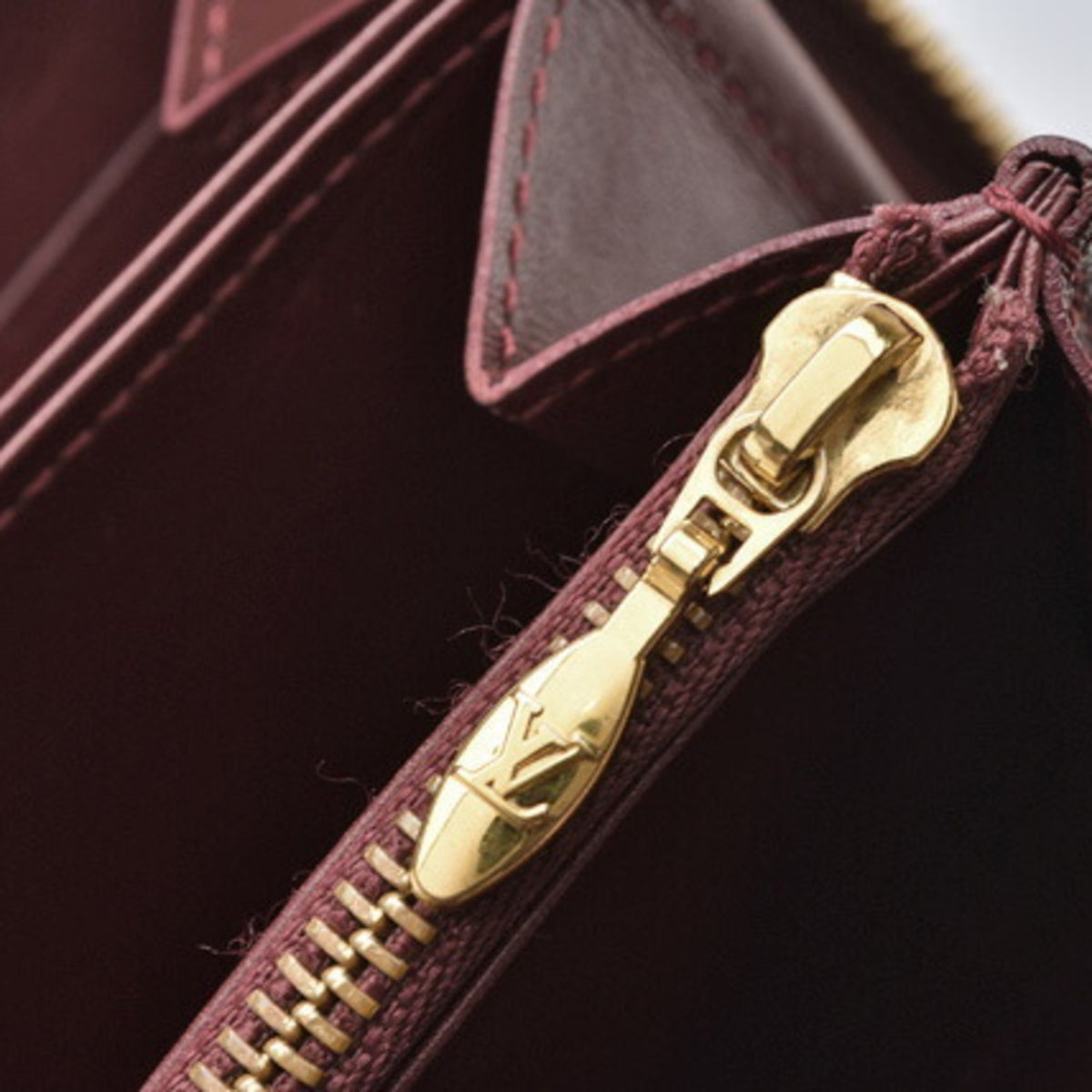 Louis Vuitton Vernis Rouge Fauviste Vernis Long Wallet (Bi-Fold) (Pre-Owned)