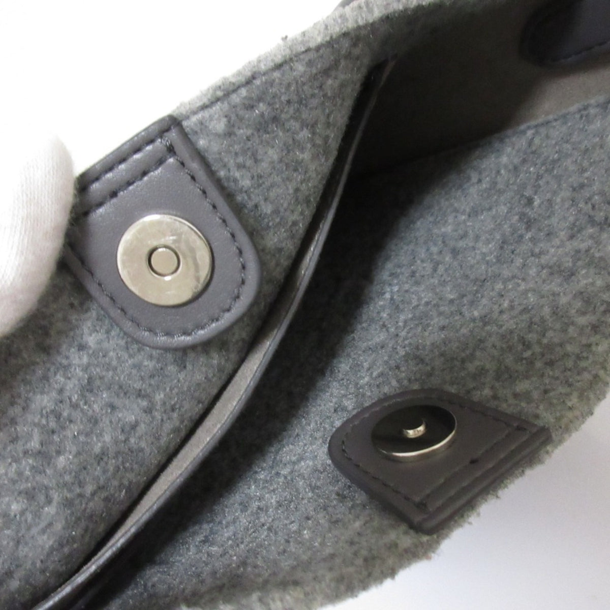 Stella Mccartney Gray Elastane Shoulder Bag (Pre-Owned)