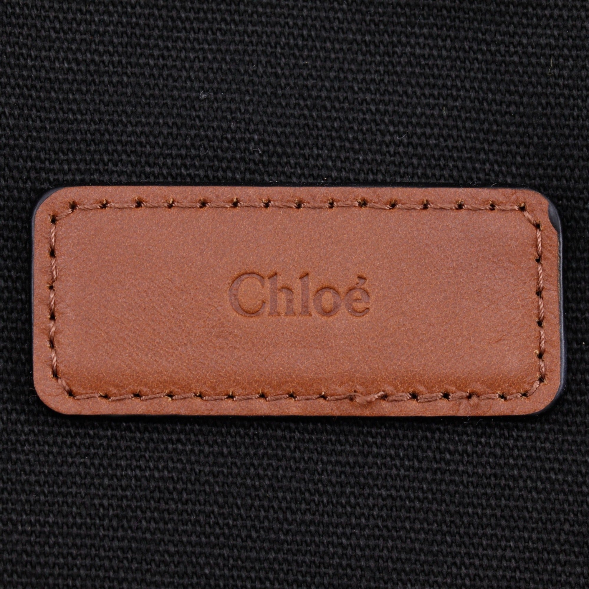 Chloé Black Canvas Tote Bag (Pre-Owned)
