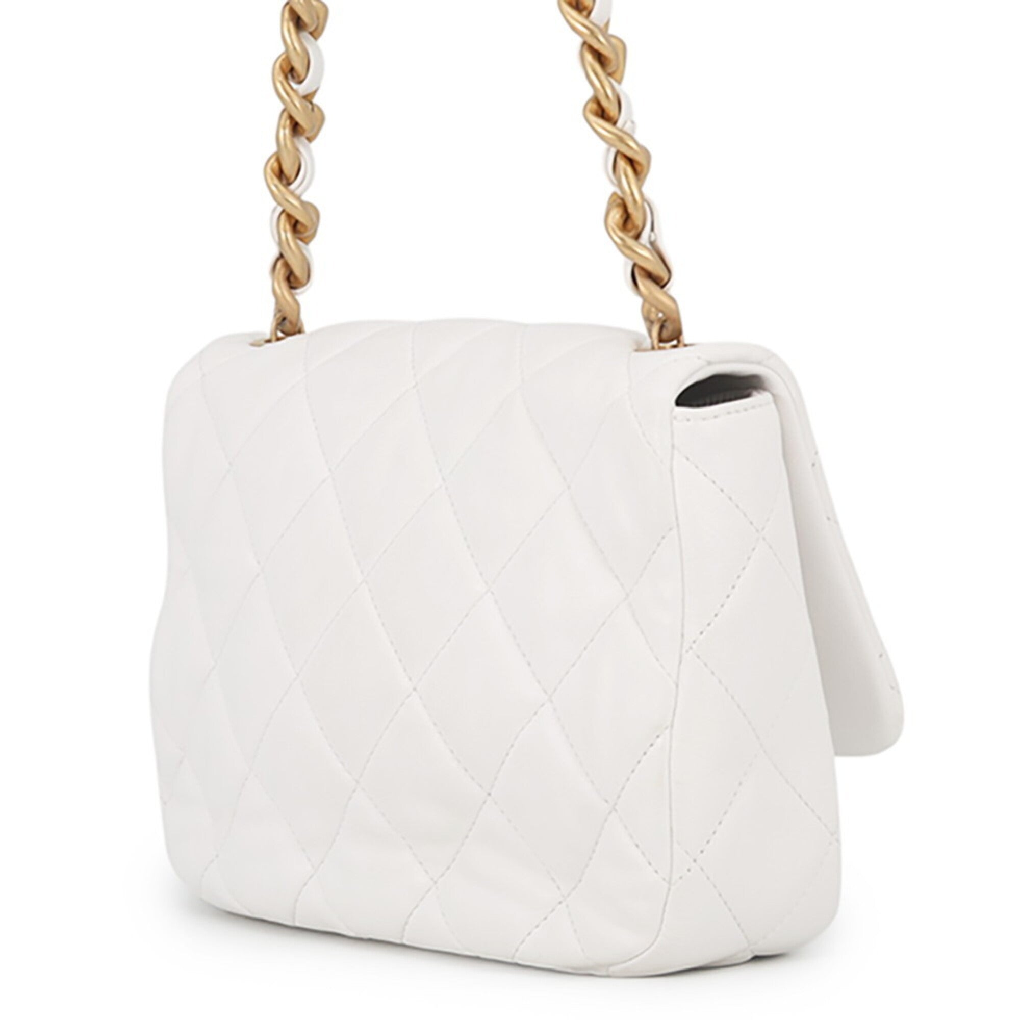 Chanel White Handbag Shoulder Bag (Pre-Owned)