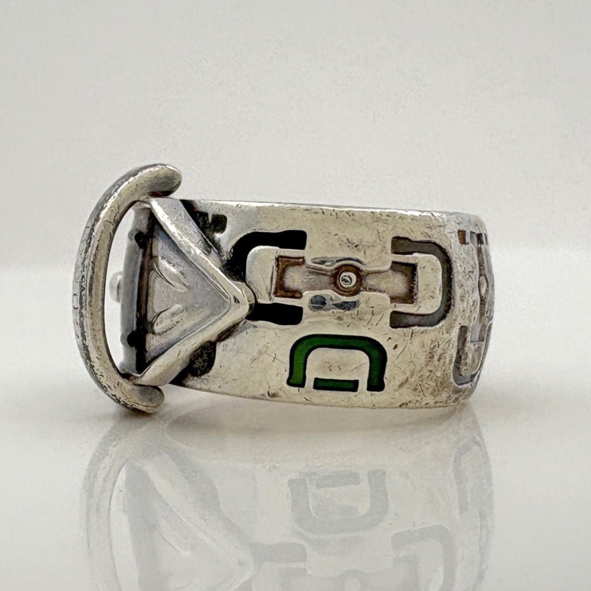 Gucci Silver Silver 925 Band Ring (Pre-Owned)
