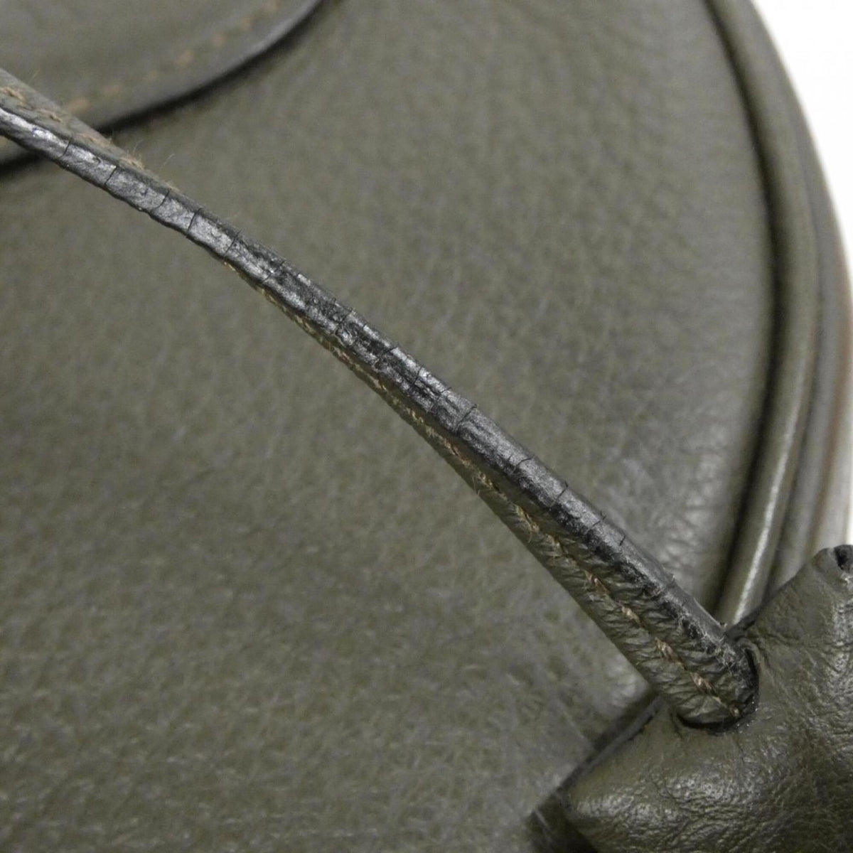 Hermes Green Taurillon Clemence Leather Handbag (Pre-Owned)