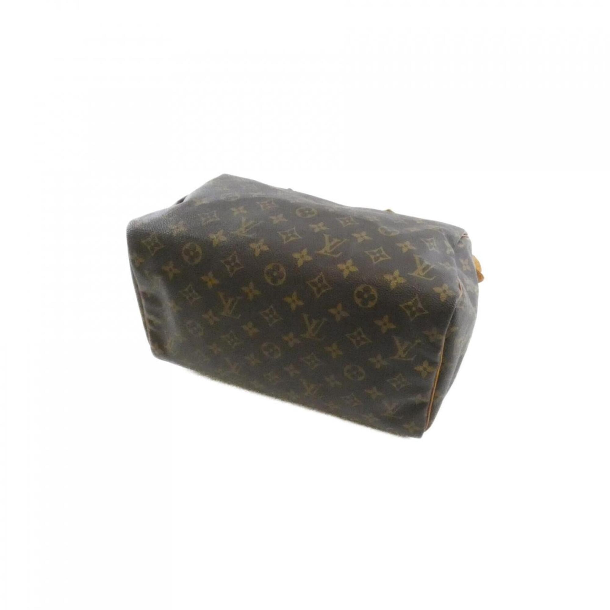 Louis Vuitton Marron Coated Canvas Boston Bag (Pre-Owned)