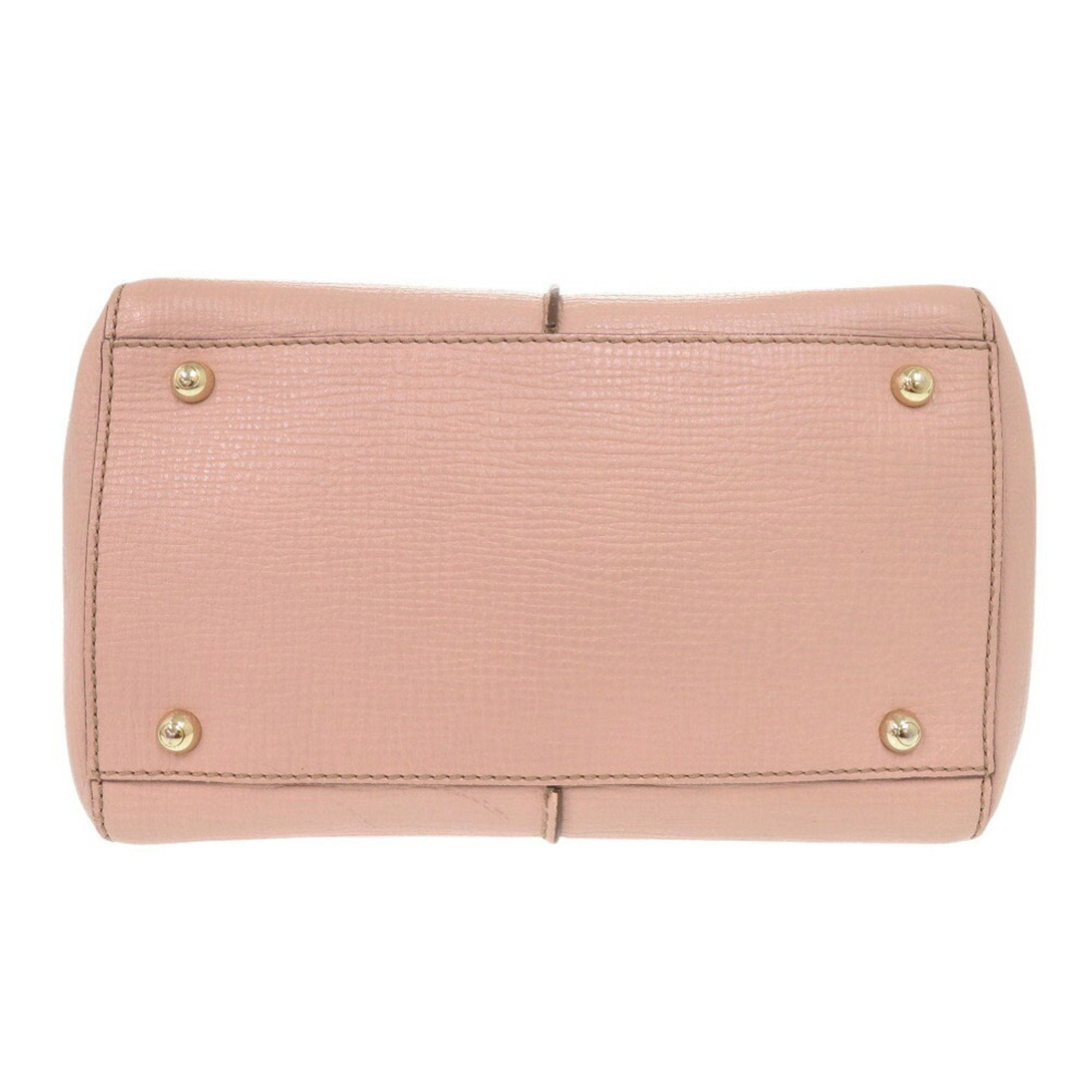Tod's Pink Leather Handbag (Pre-Owned)