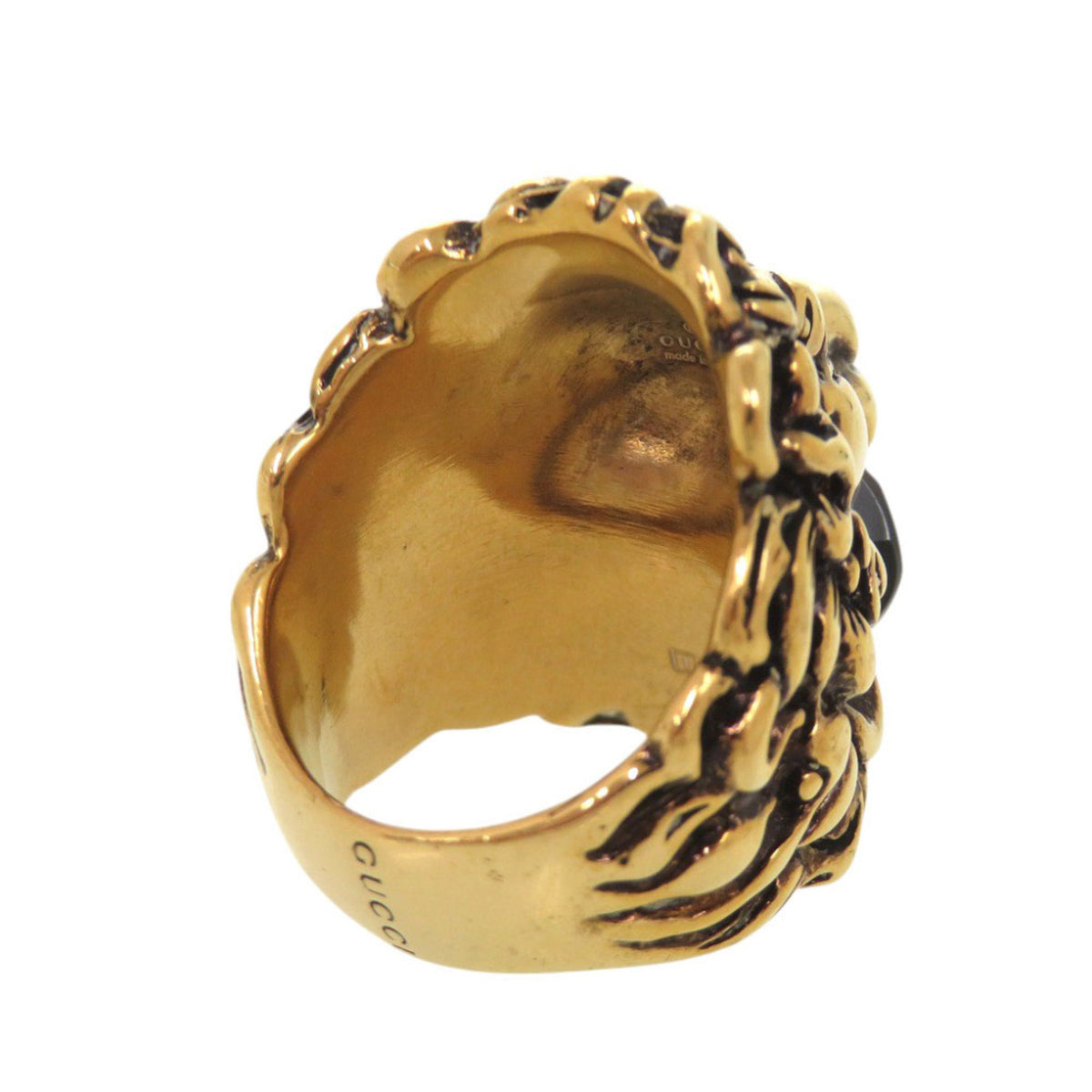Gucci Gold Metal Band Ring (Pre-Owned)