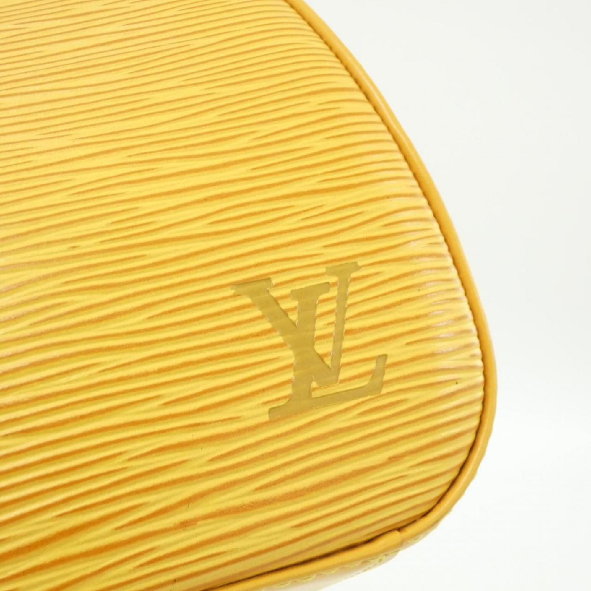 Louis Vuitton Yellow Leather Handbag (Pre-Owned)