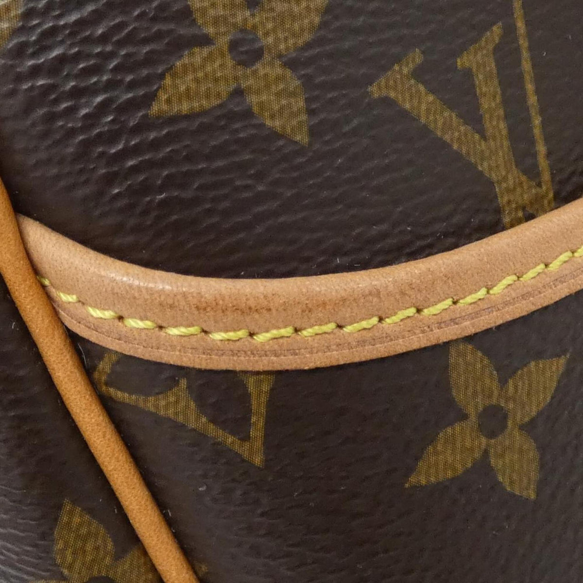 Louis Vuitton Monogram Marron Coated Canvas Handbag (Pre-Owned)