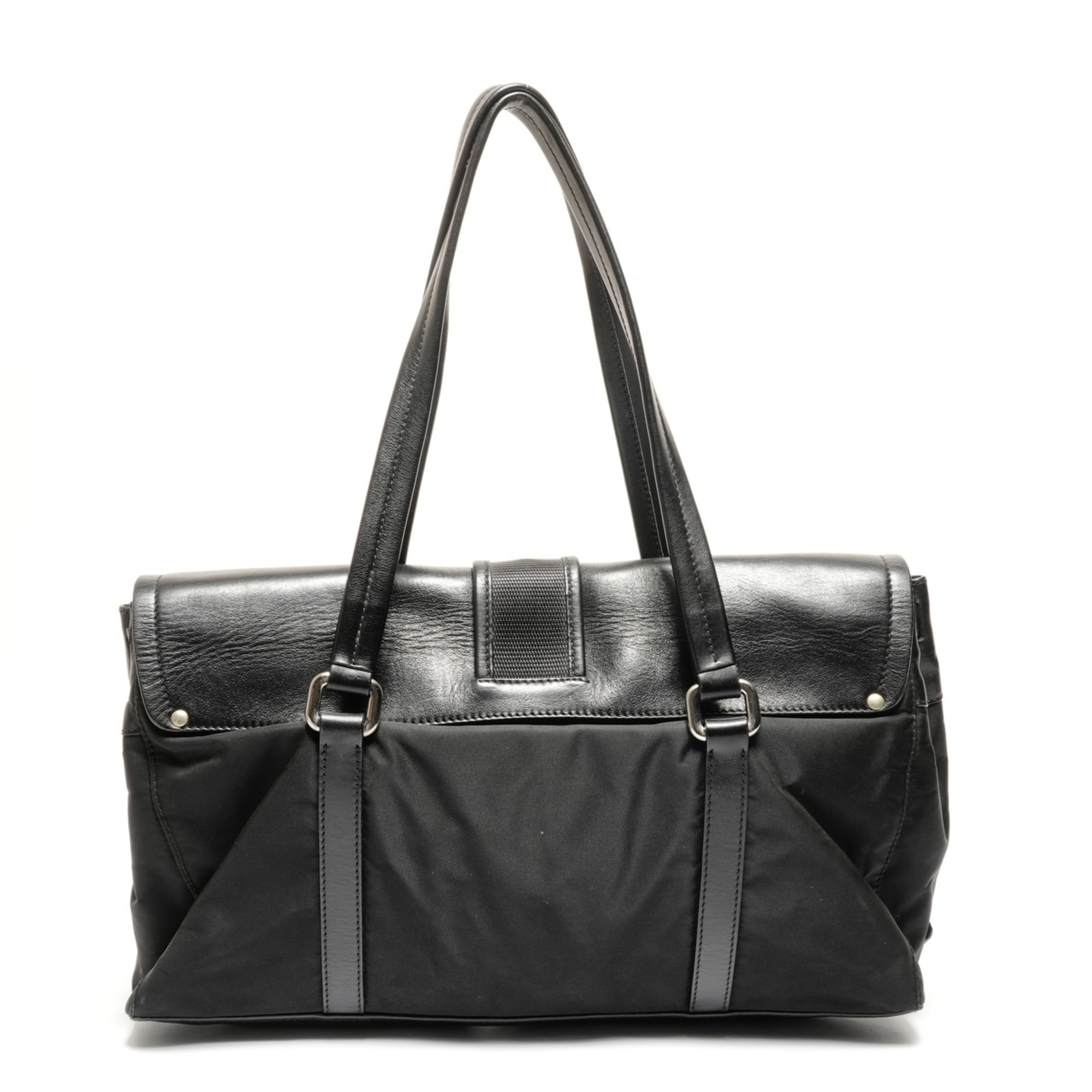 Prada Black Nylon Shoulder Bag (Pre-Owned)