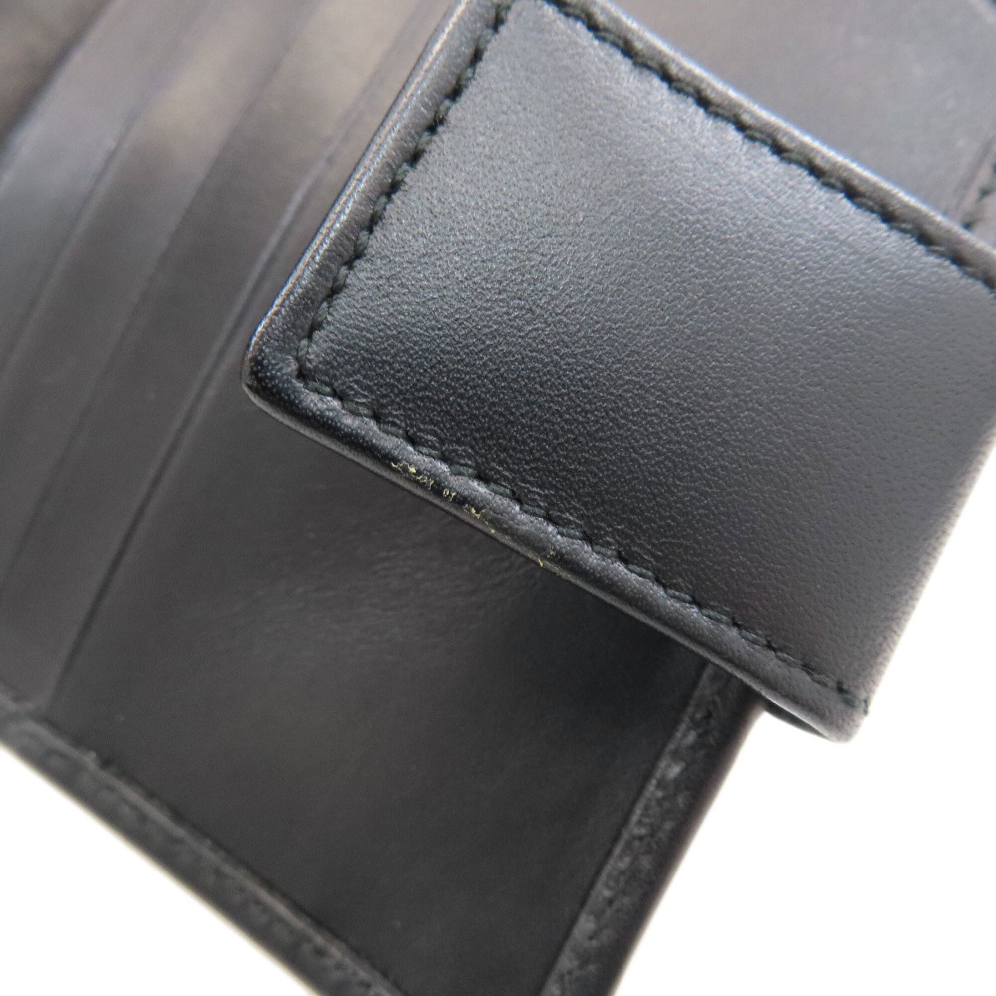Gucci Black Canvas Leather Wallet (Bi-Fold) (Pre-Owned)