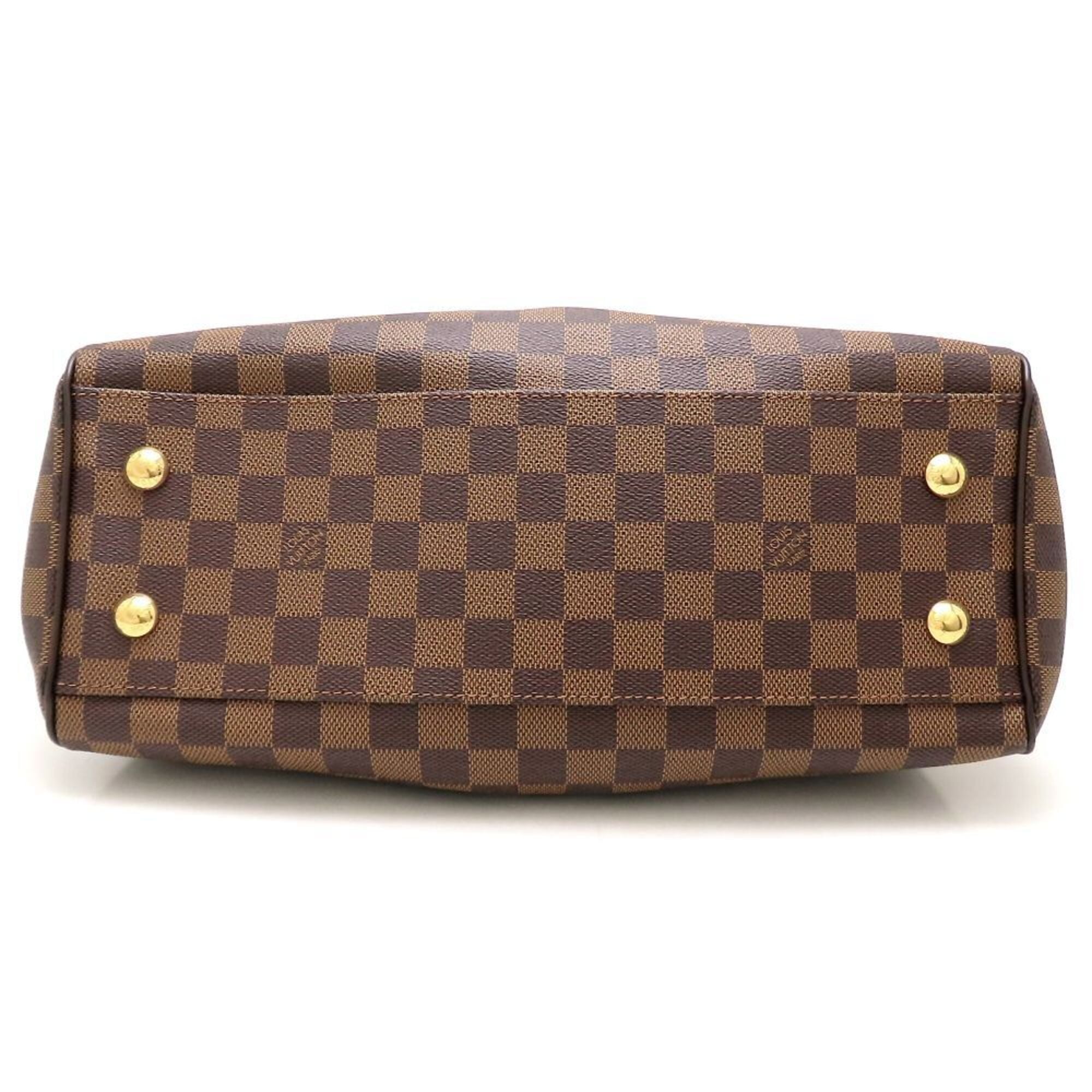 Louis Vuitton Ebene Damier Canvas Handbag Shoulder Bag (Pre-Owned)