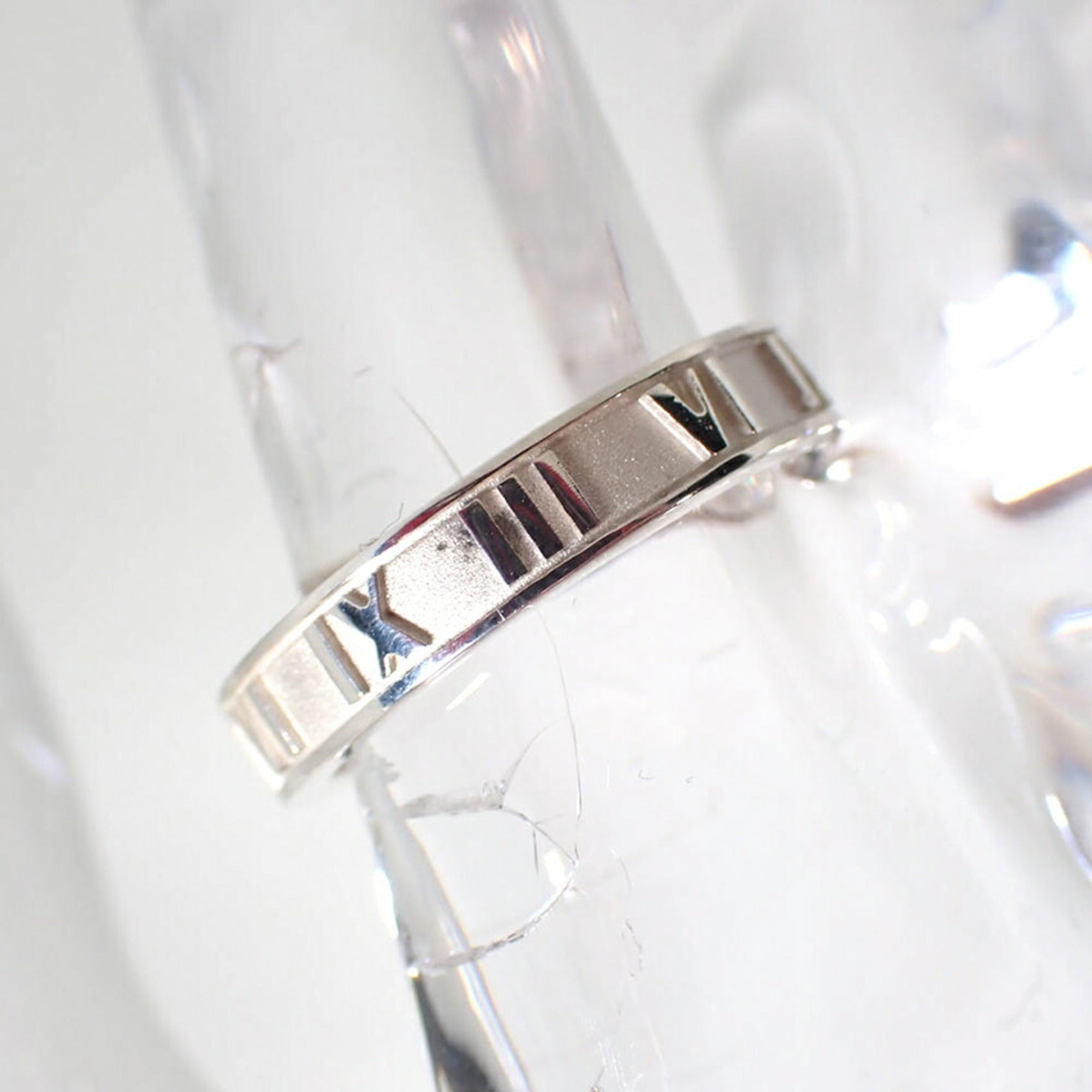 Tiffany Silver Sterling Silver 925 Band Ring (Pre-Owned)
