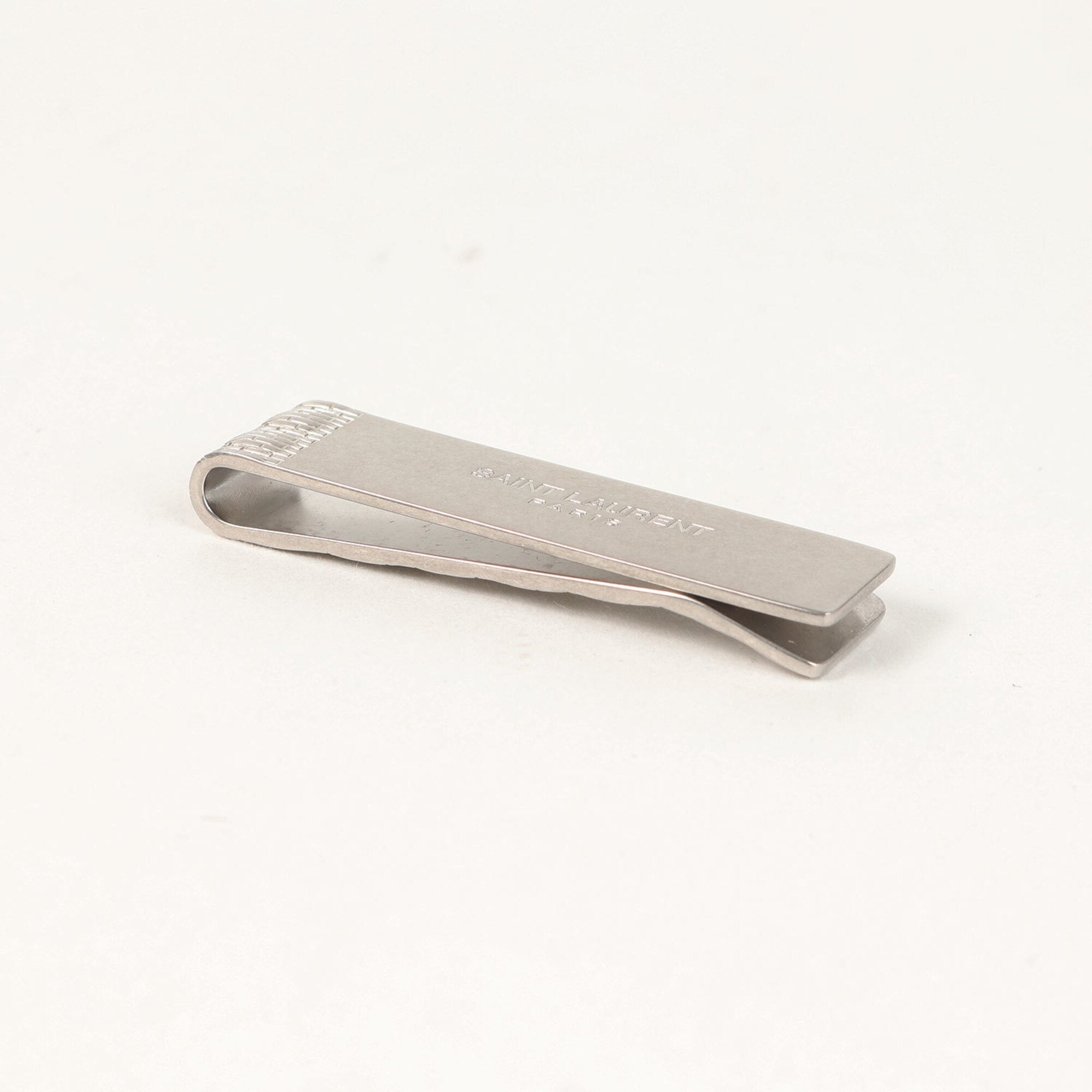 Yves Saint Laurent Silver Metal Money Clip (Pre-Owned)