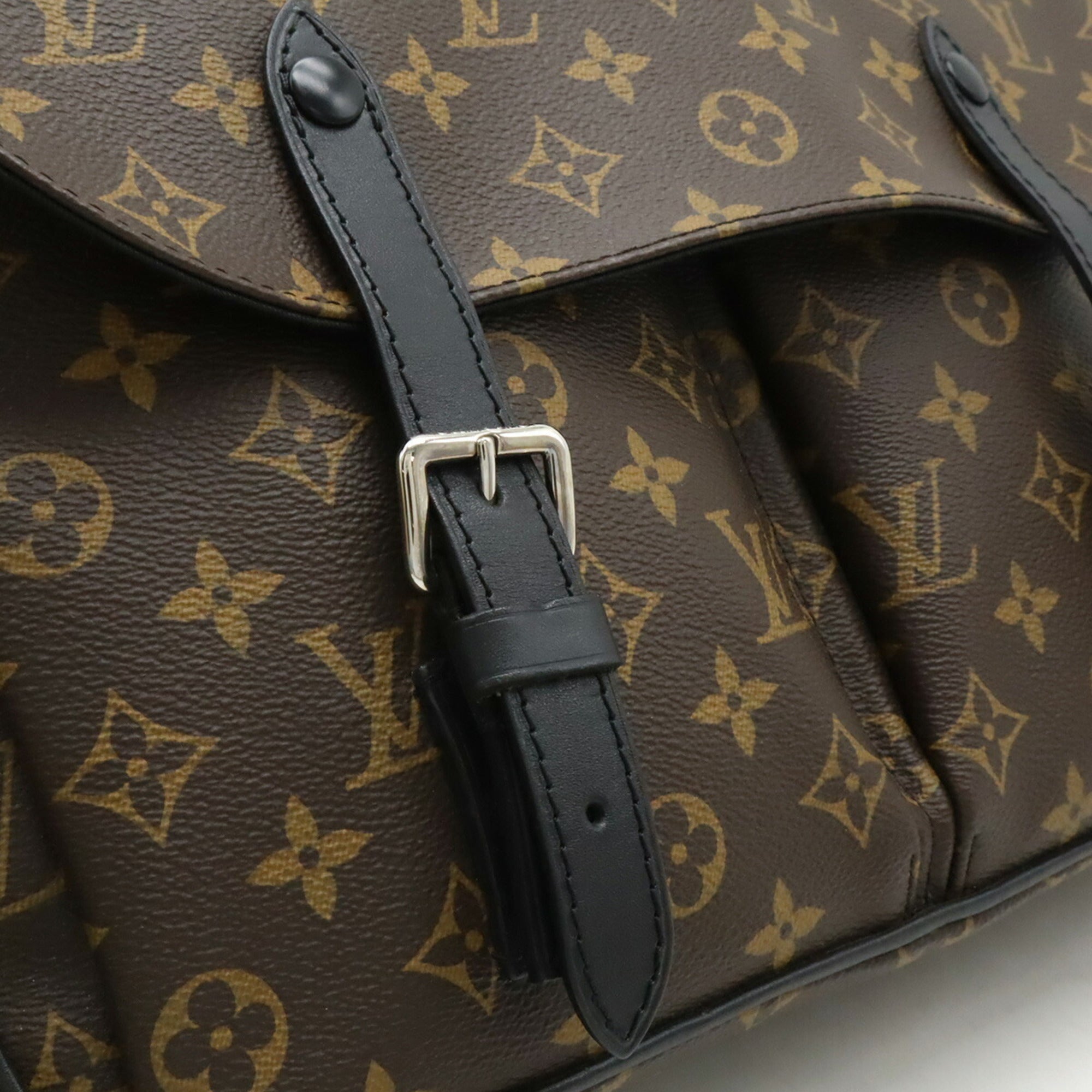 Louis Vuitton Black Brown Monogram Monogram Macassar Monogram Shoulder Bag (Pre-Owned)