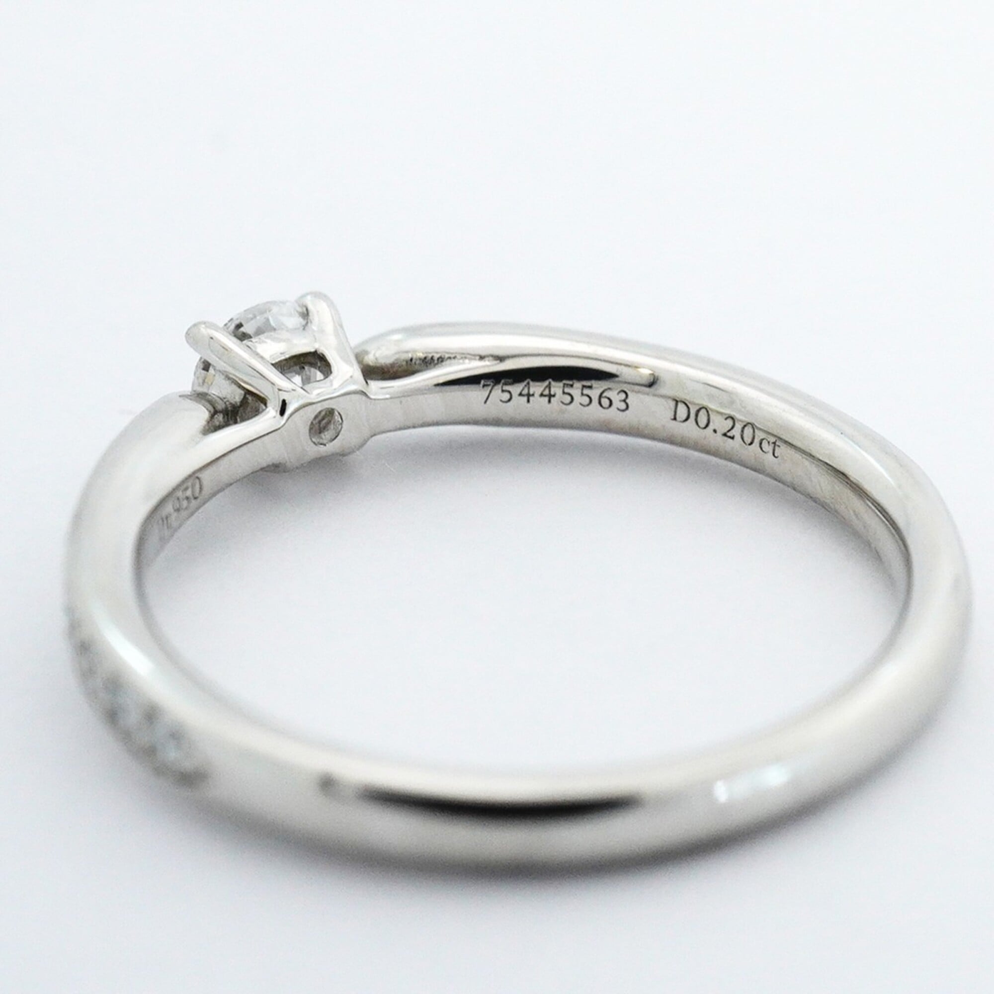 Tiffany Platinum 950 Band Ring (Pre-Owned)