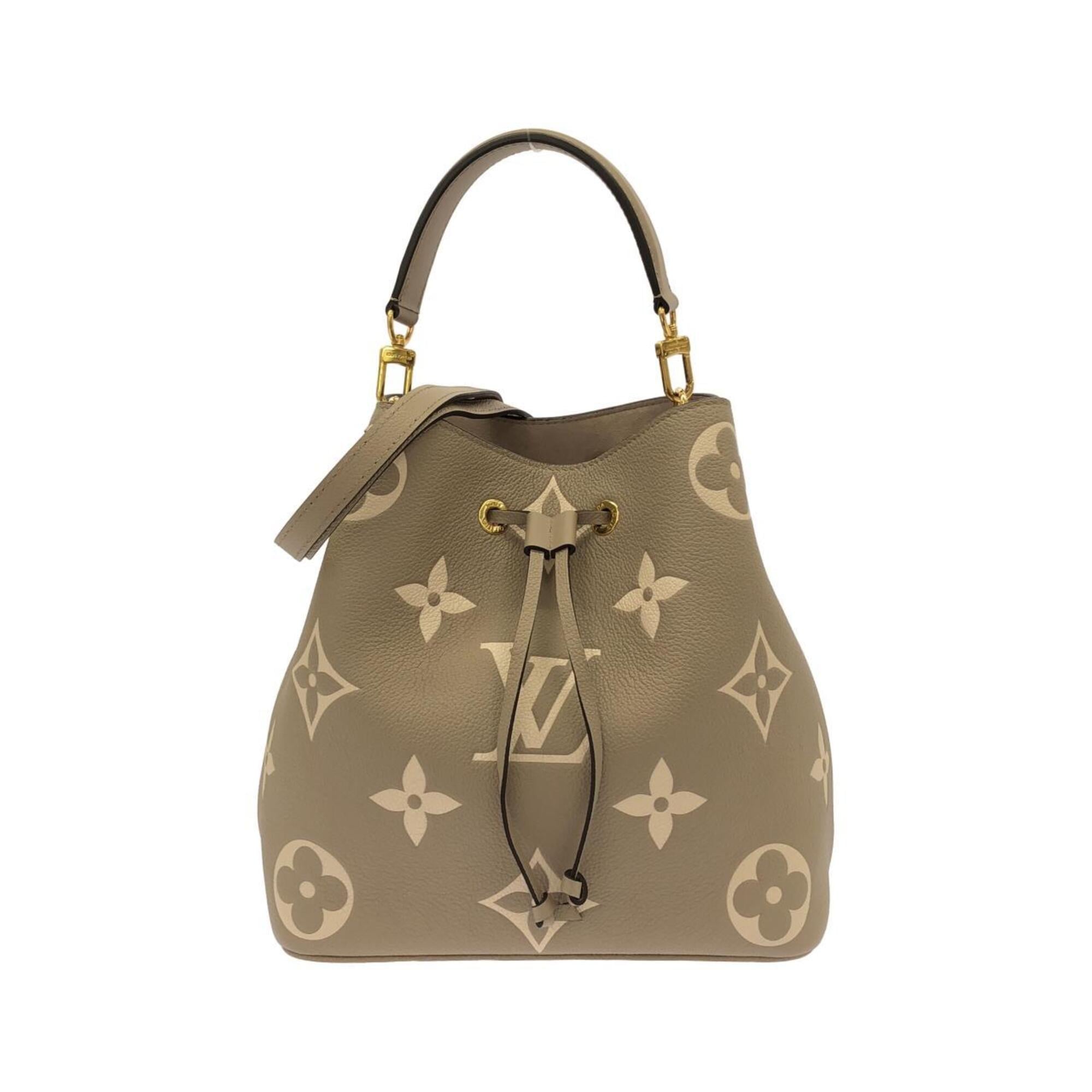 Louis Vuitton Tourterelle Leather Shoulder Bag (Pre-Owned)