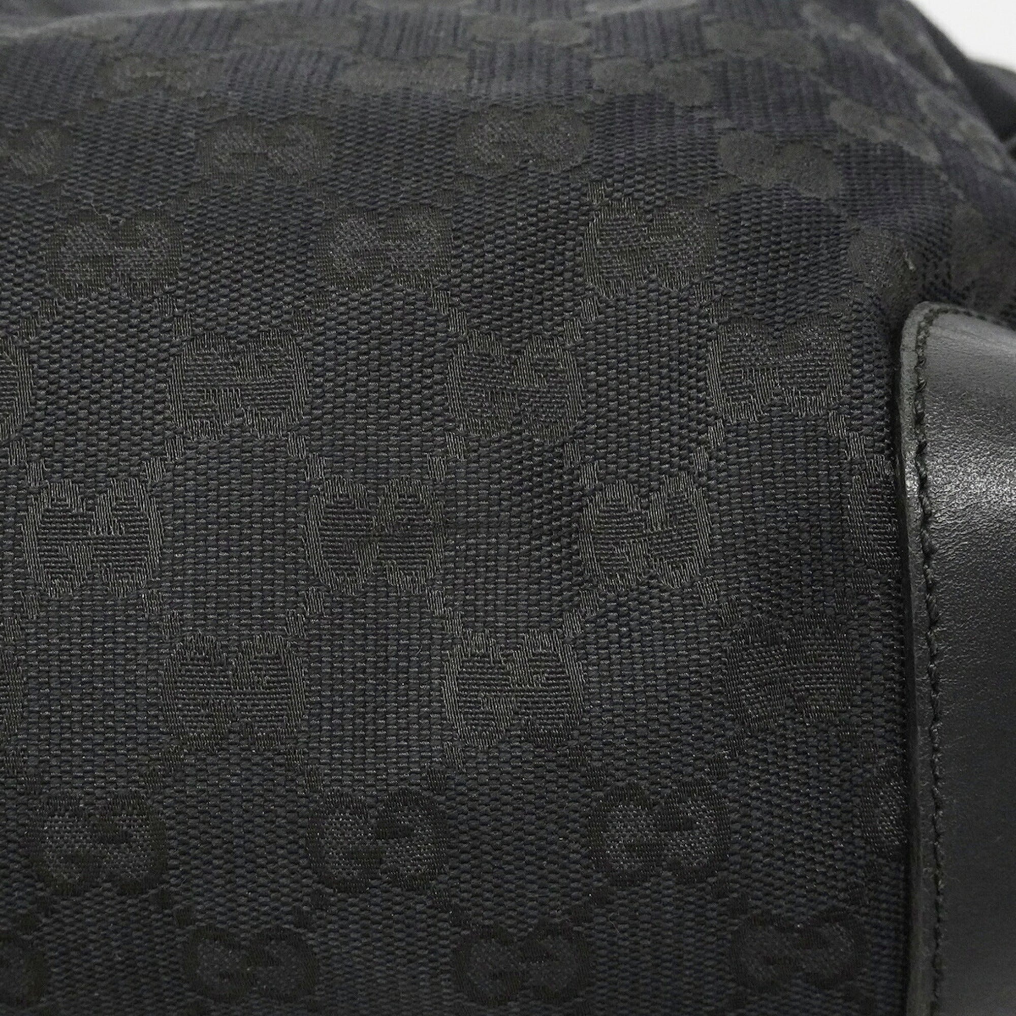 Gucci Black Canvas Shoulder Bag (Pre-Owned)