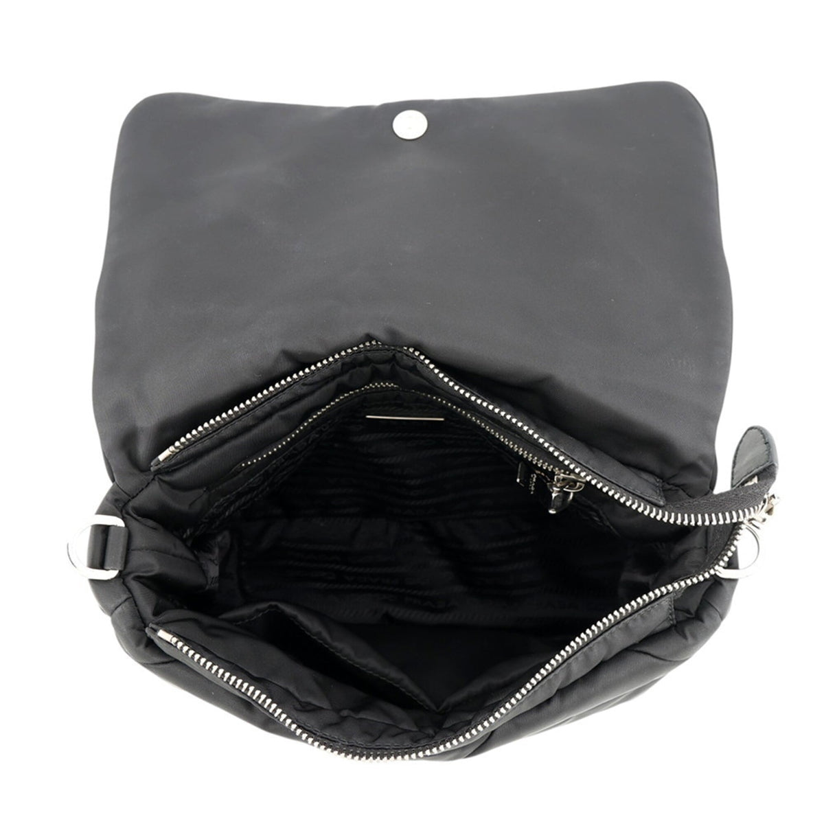 Prada Black Nylon Shoulder Bag (Pre-Owned)