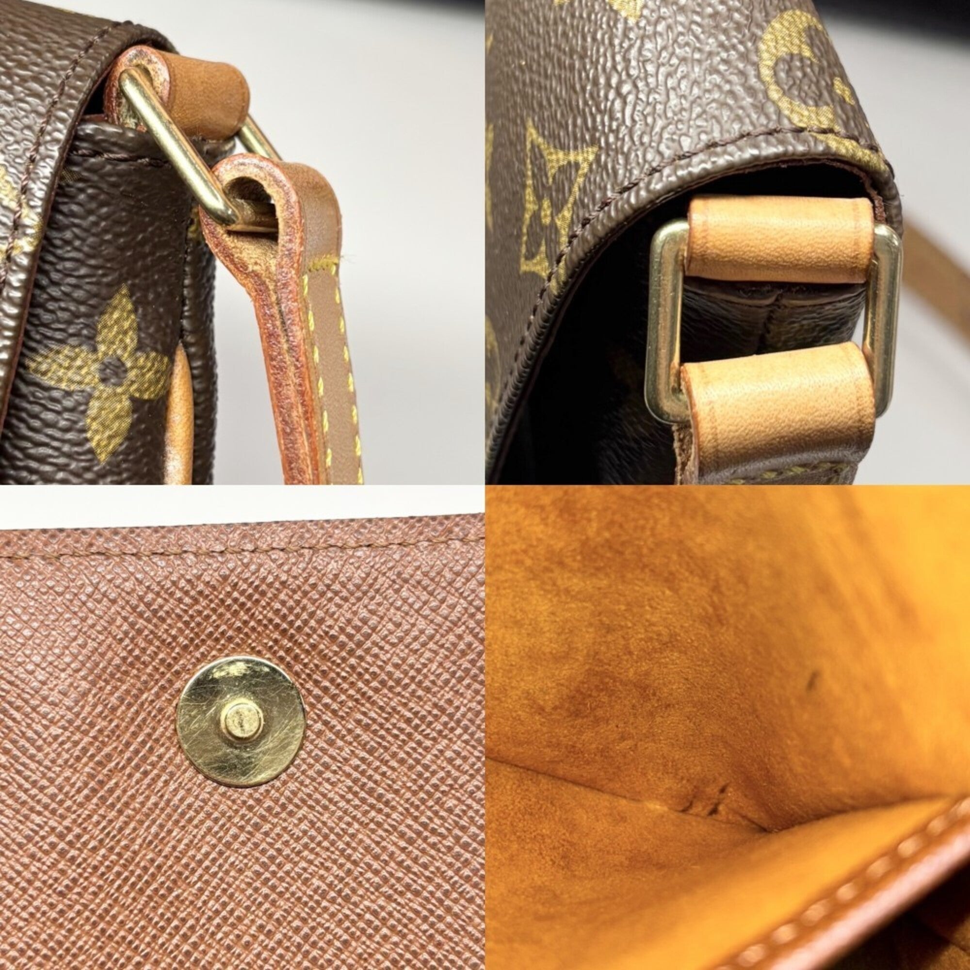 Louis Vuitton Brown Monogram Canvas Shoulder Bag (Pre-Owned)