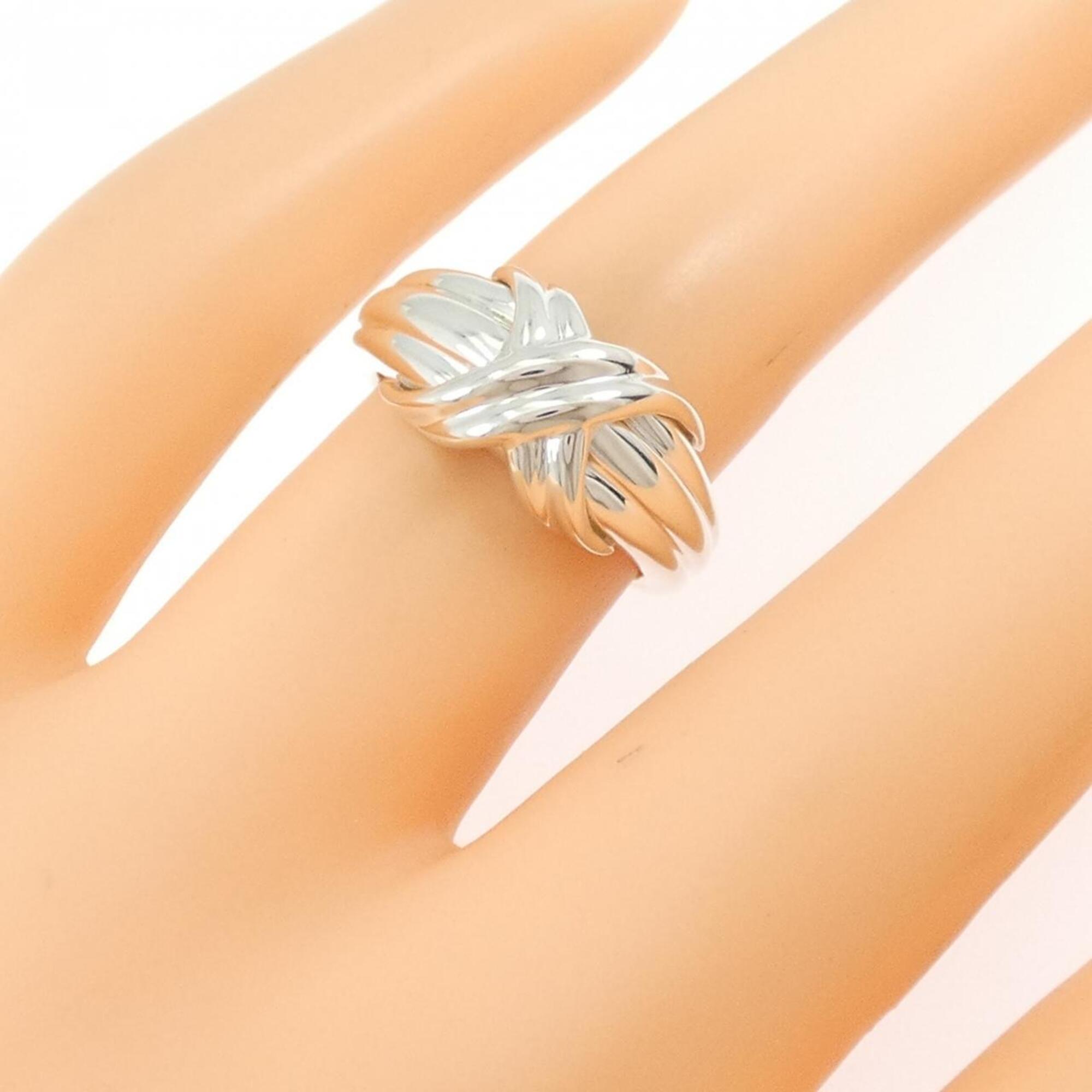 Tiffany Silver Silver 925 Band Ring (Pre-Owned)