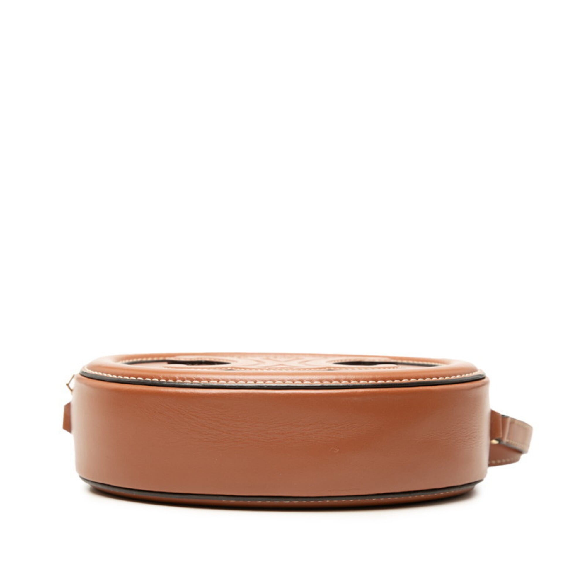 Celine Brown Leather Shoulder Bag (Pre-Owned)