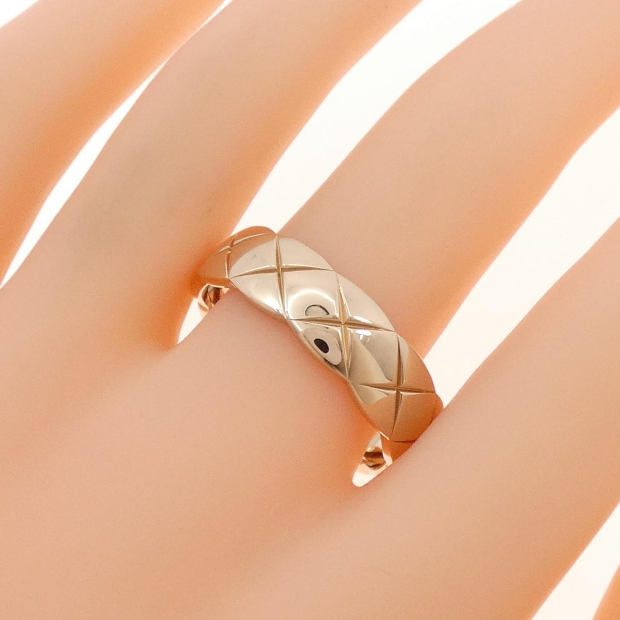 Chanel Pink Gold (18K) Band Ring (Pre-Owned)