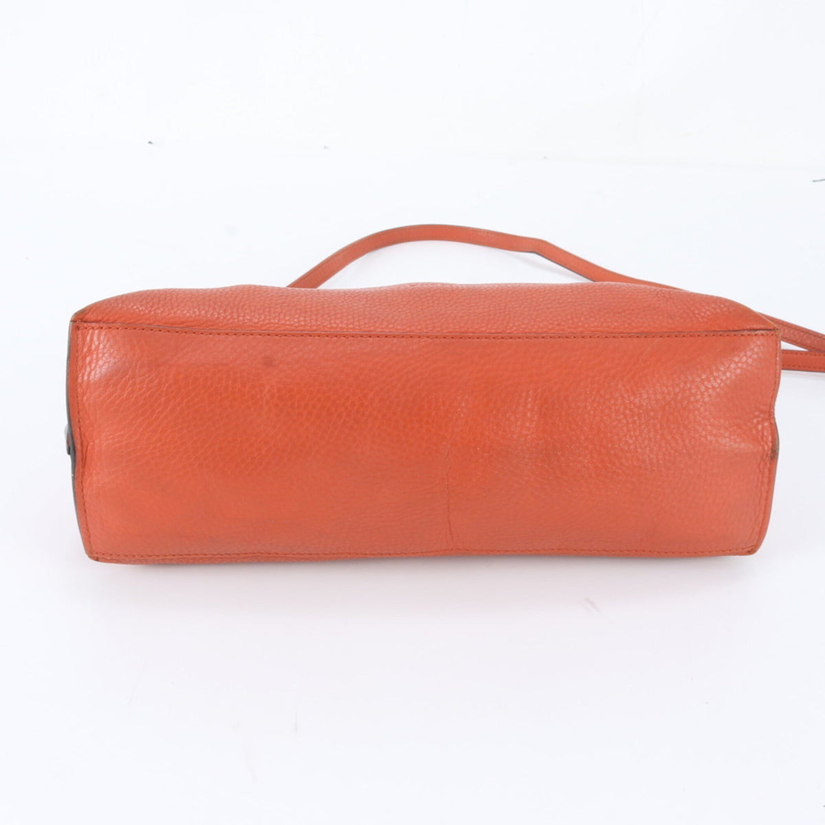 Gucci Orange Leather Crossbody Bag Handbag Shoulder Bag (Pre-Owned)