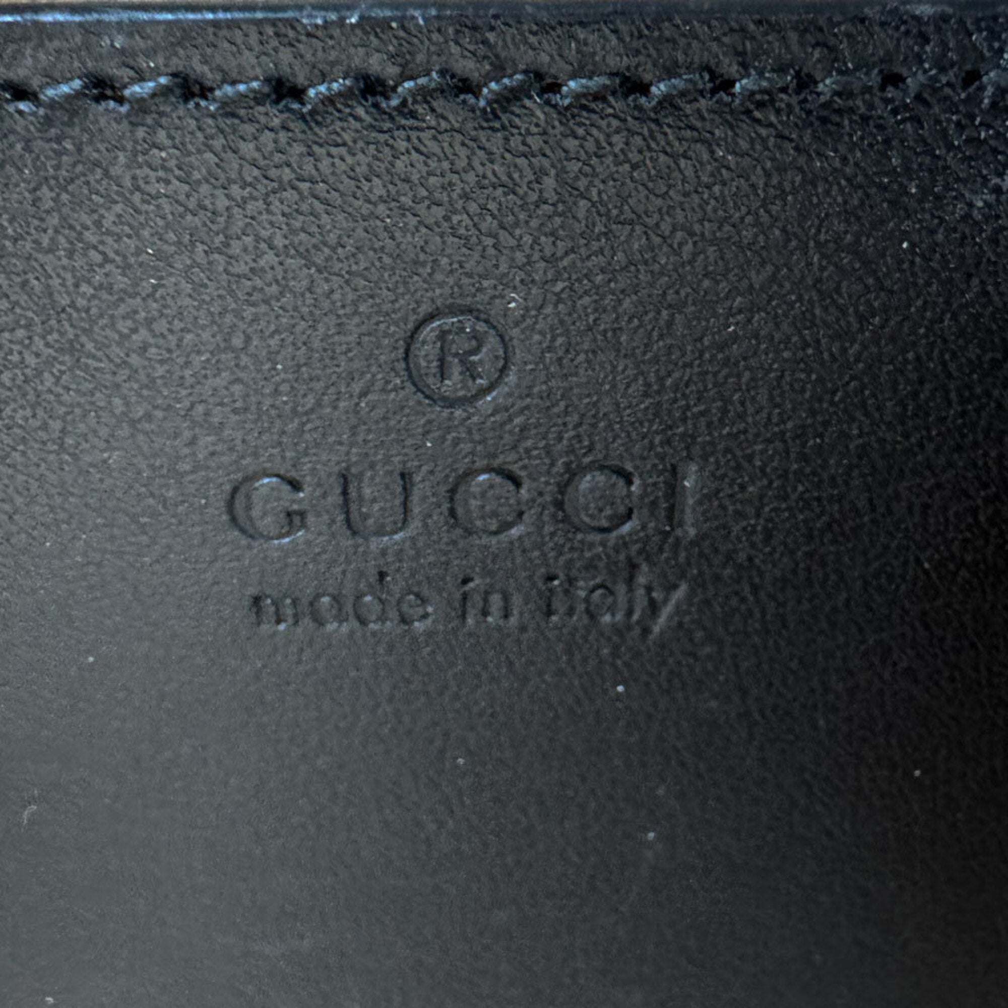 Gucci Black Leather Shoulder Bag (Pre-Owned)