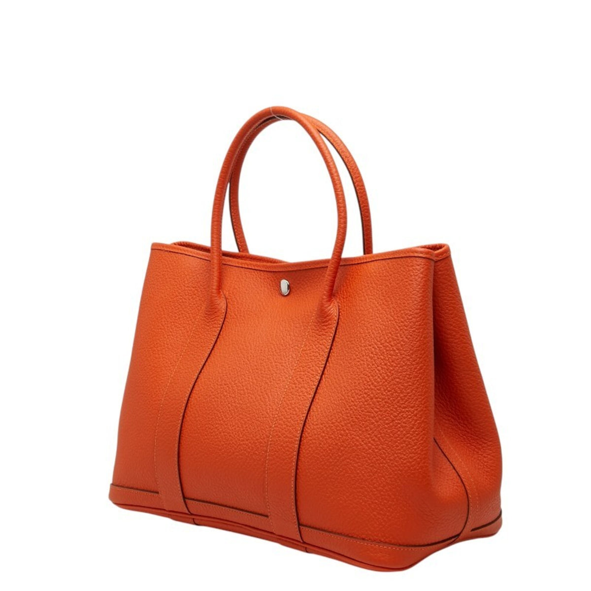 Hermes Capucine Orange Country Leather Handbag Tote Bag (Pre-Owned)