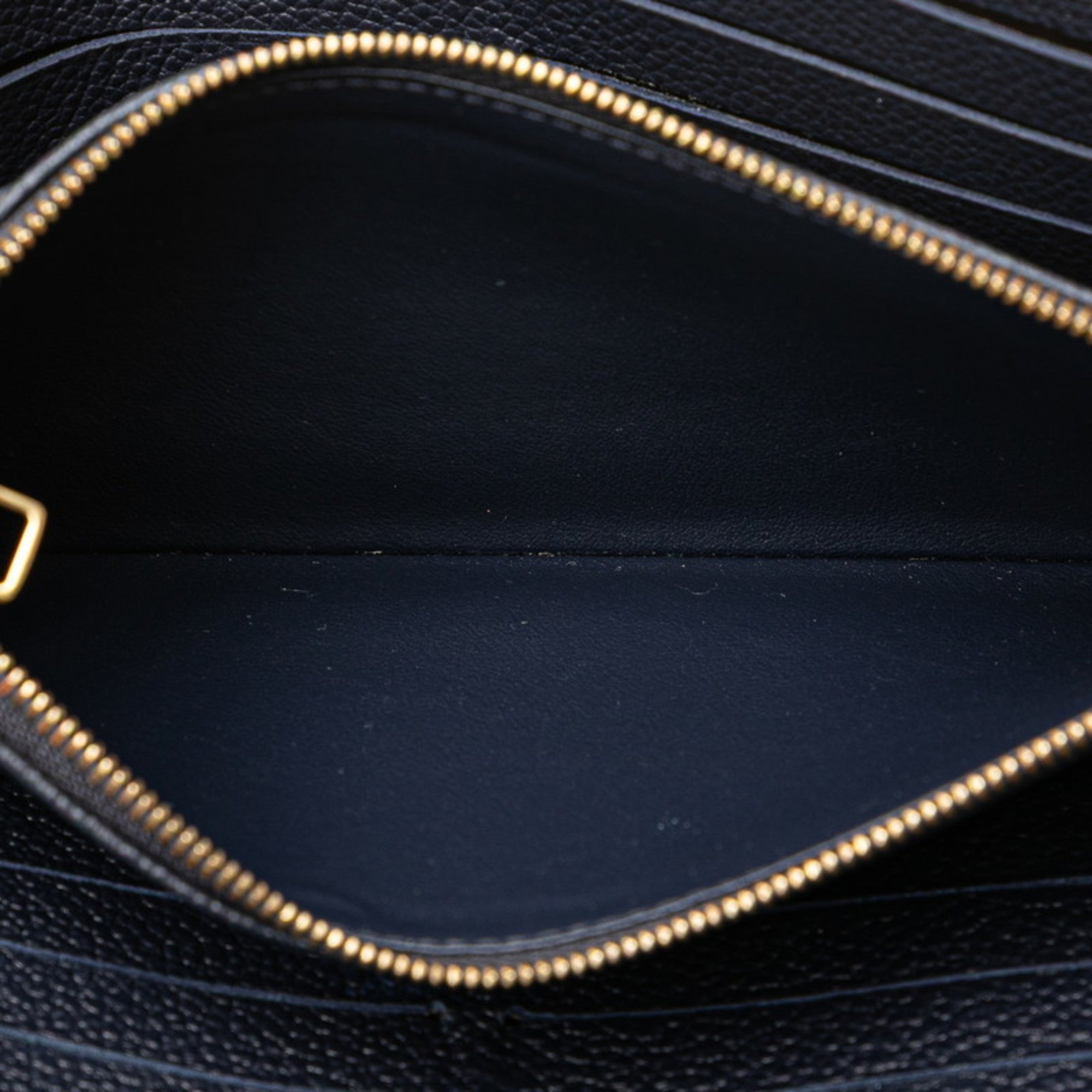 Louis Vuitton Monogram Empreinte Marine Rouge Navy Leather Long Wallet (Bi-Fold) (Pre-Owned)