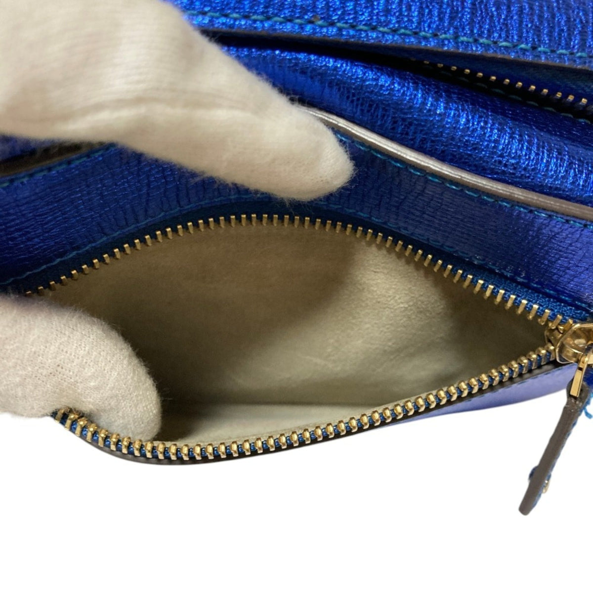 Anya Hindmarch Blue Shoulder Bag (Pre-Owned)