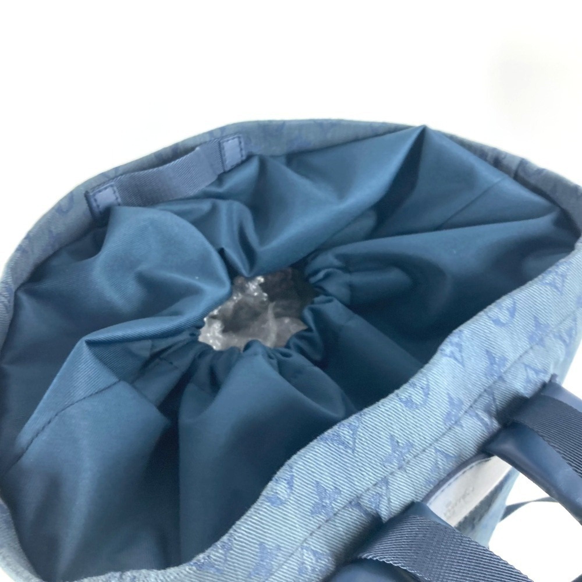 Louis Vuitton Blue Monogram Denim Canvas Backpack (Pre-Owned)
