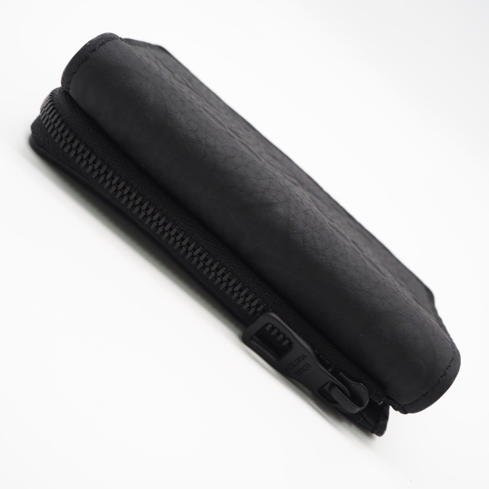 Louis Vuitton Taurillon Black Leather Wallet (Tri-Fold) (Pre-Owned)