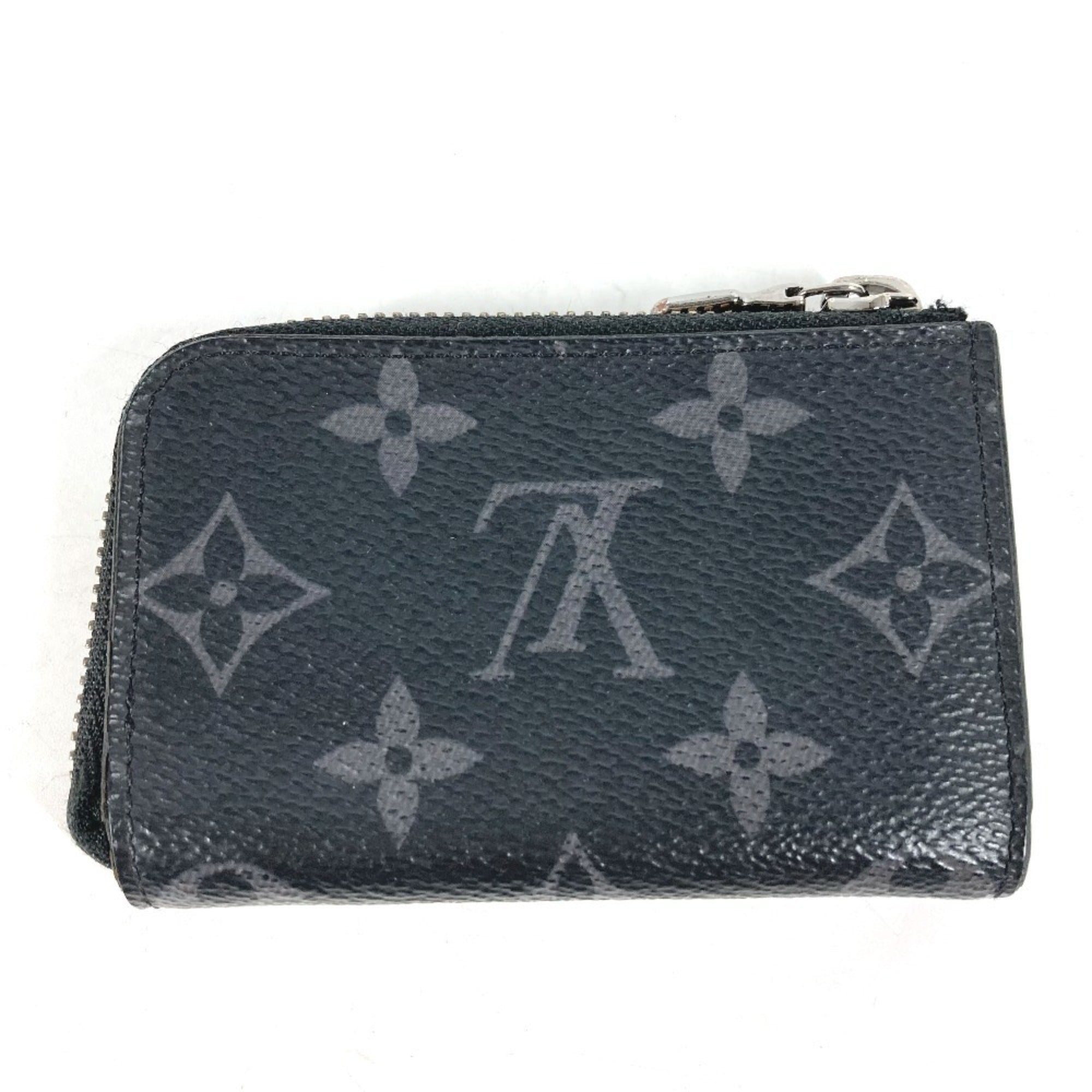 Louis Vuitton Monogram Eclipse Black Monogram Eclipse Coin Purse/Coin Case (Pre-Owned)