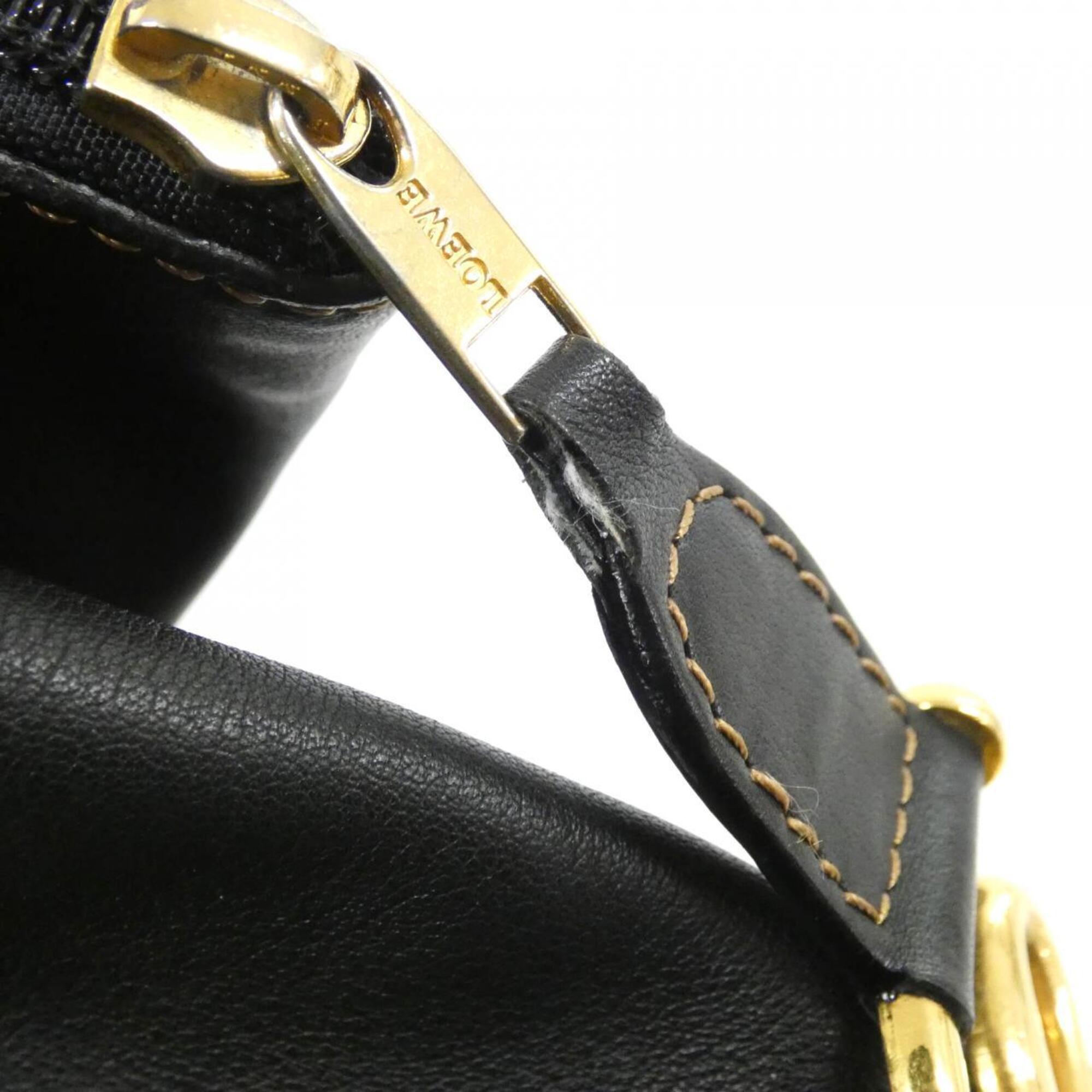 Loewe Black Leather Backpack (Pre-Owned)