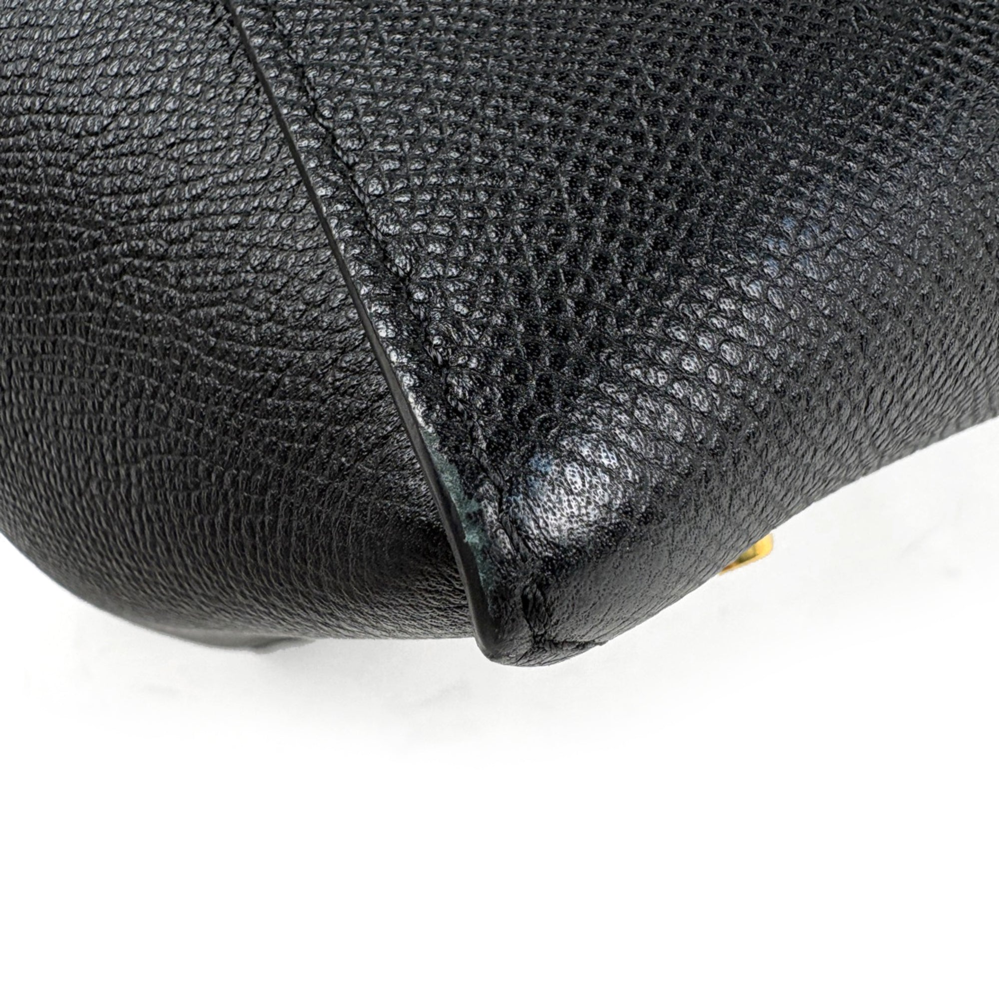 Celine Black Leather Handbag Shoulder Bag (Pre-Owned)