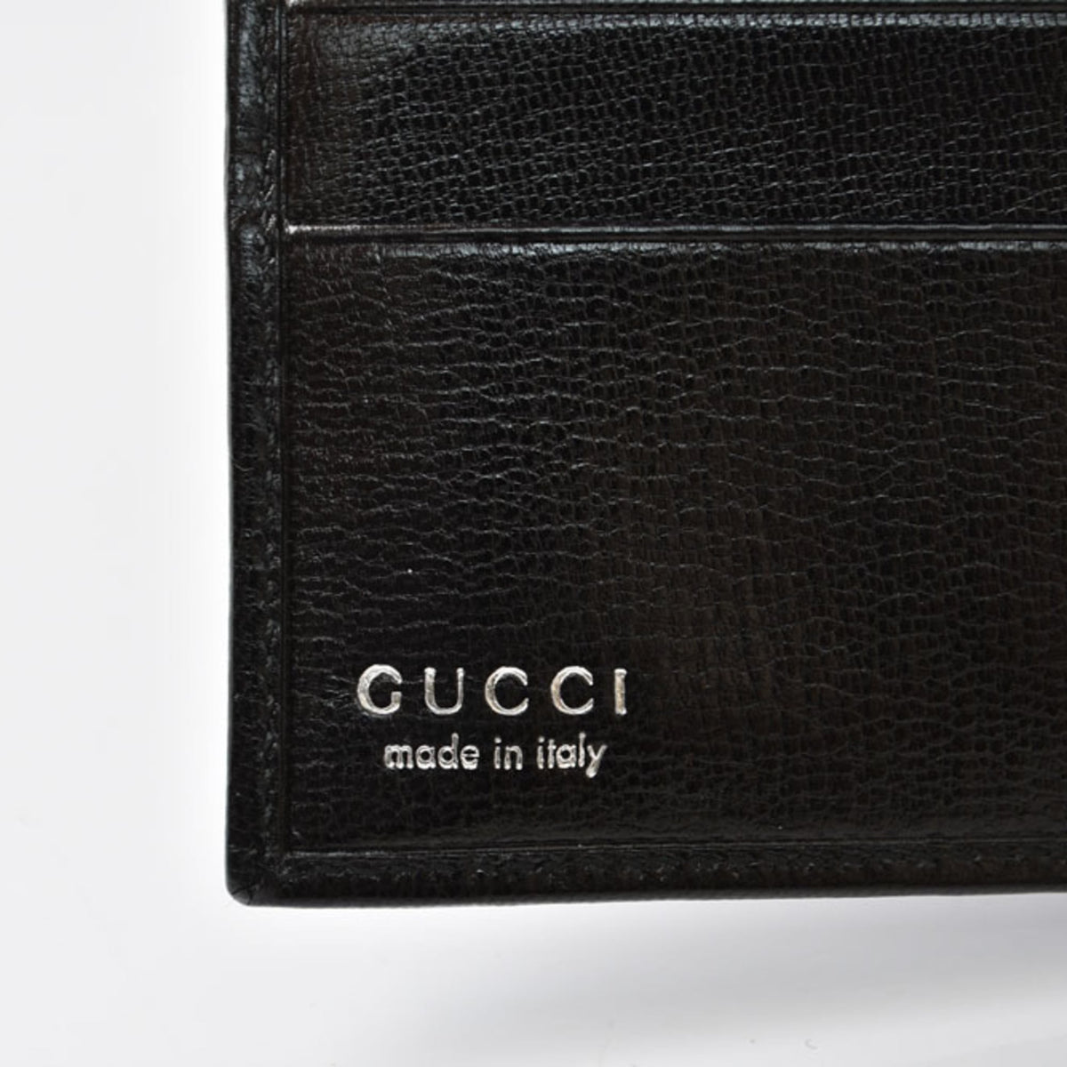 Gucci Black Leather Wallet (Bi-Fold) (Pre-Owned)