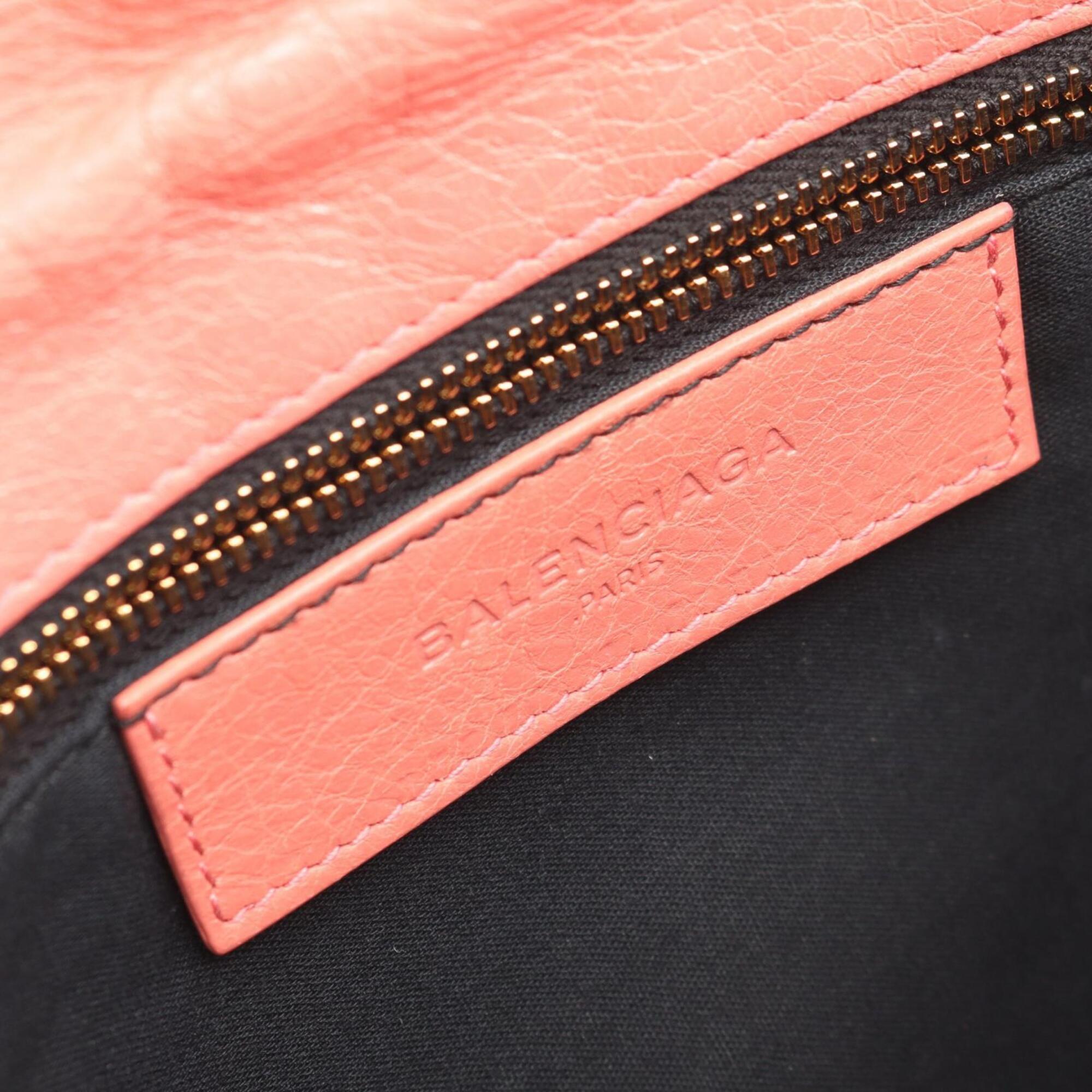 Balenciaga Orange Leather Clutch Bag (Pre-Owned)