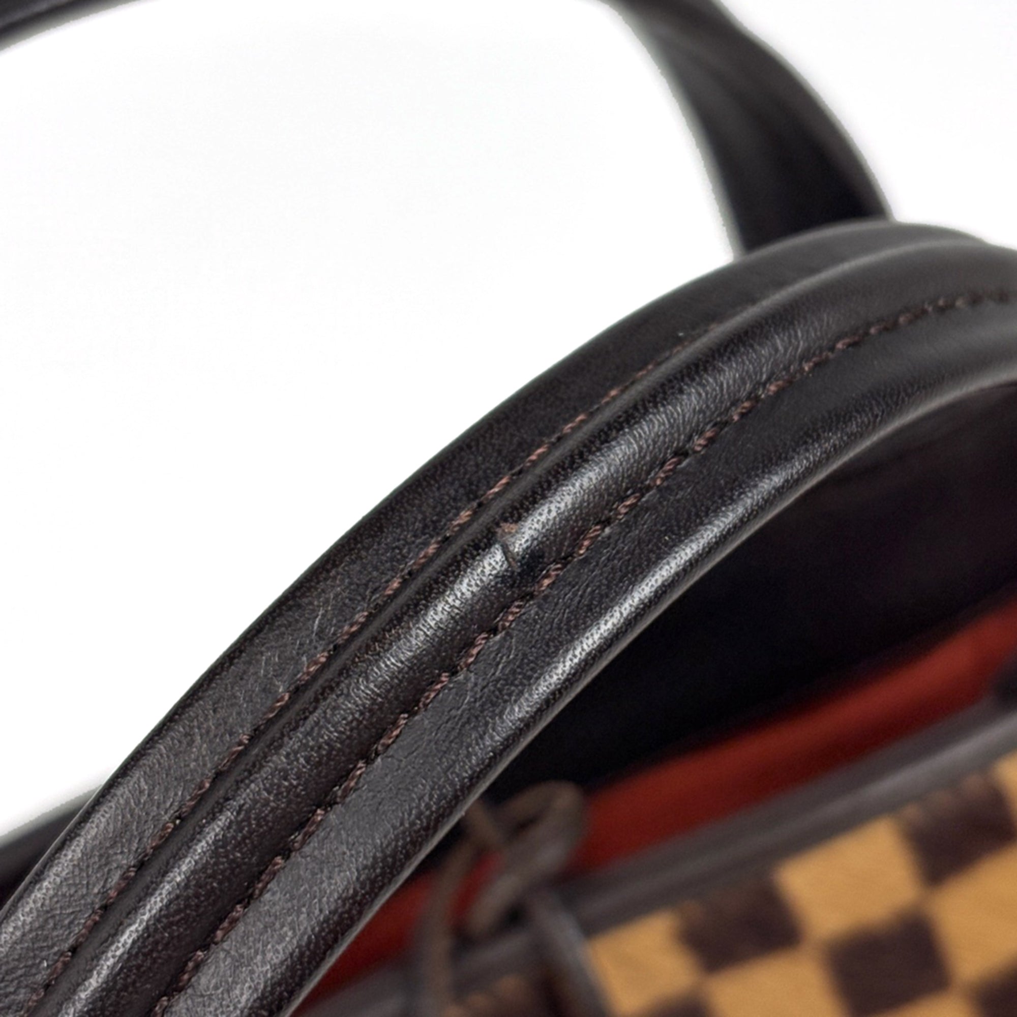 Louis Vuitton Damier Sauvage Brown Leather Handbag (Pre-Owned)