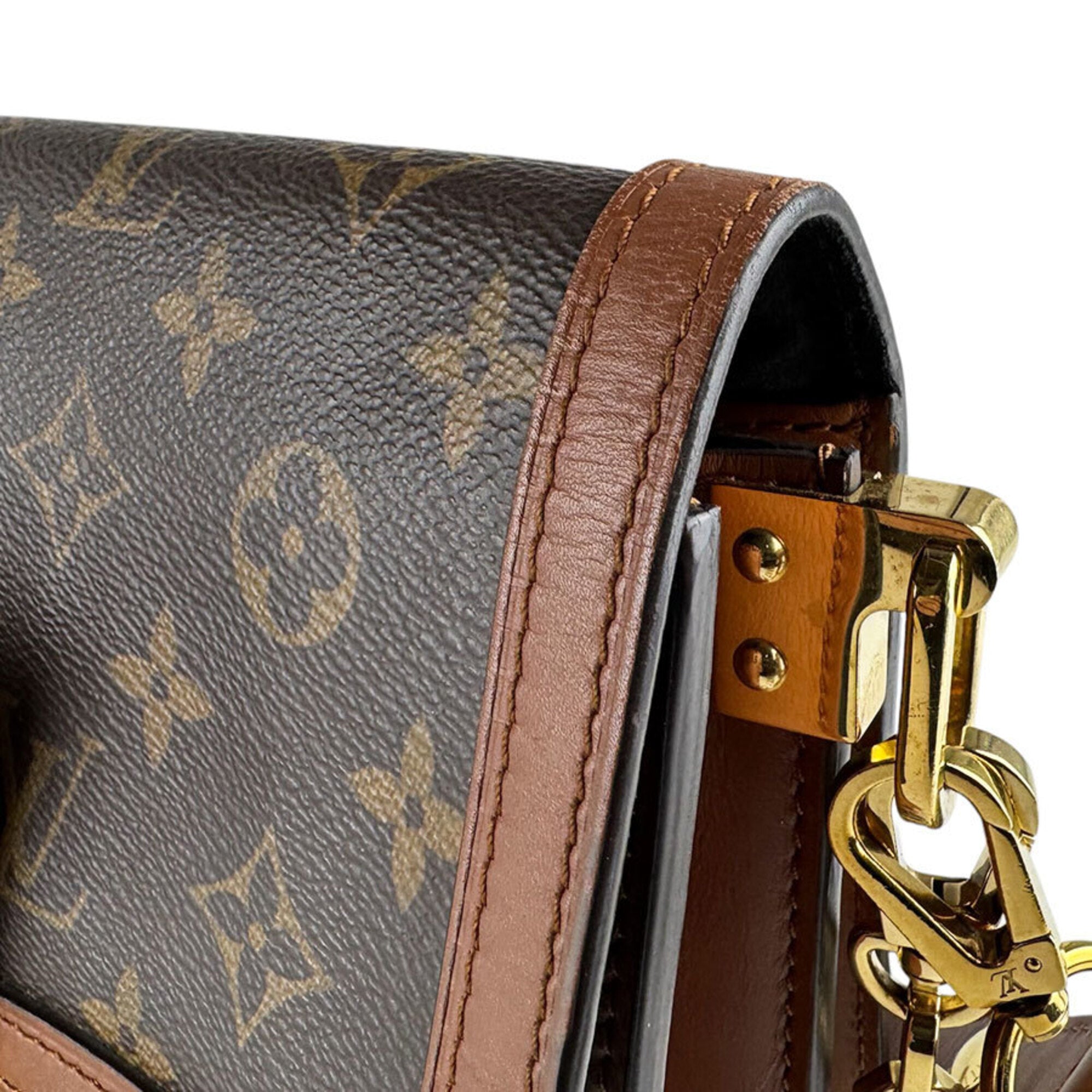 Louis Vuitton Brown Monogram Reverse Monogram Reverse Shoulder Bag (Pre-Owned)