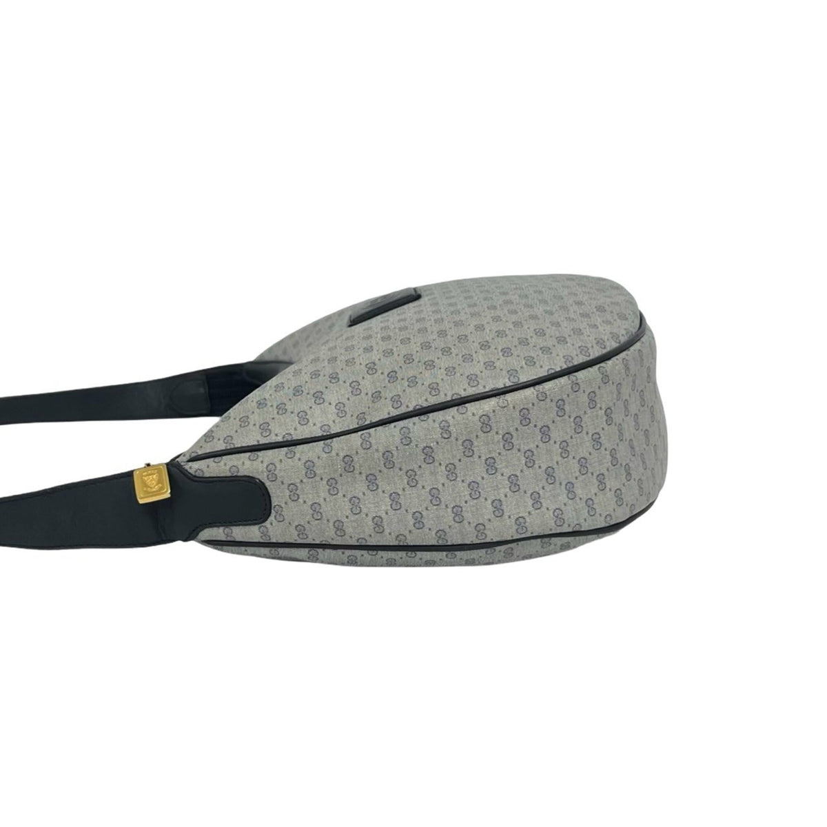Gucci Navy Leather Pvc Shoulder Bag (Pre-Owned)