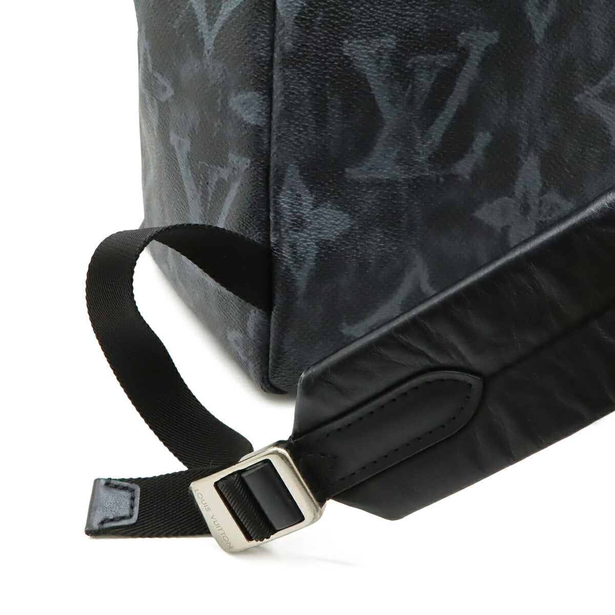 Louis Vuitton Black Monogram Noir Monogram Backpack (Pre-Owned)
