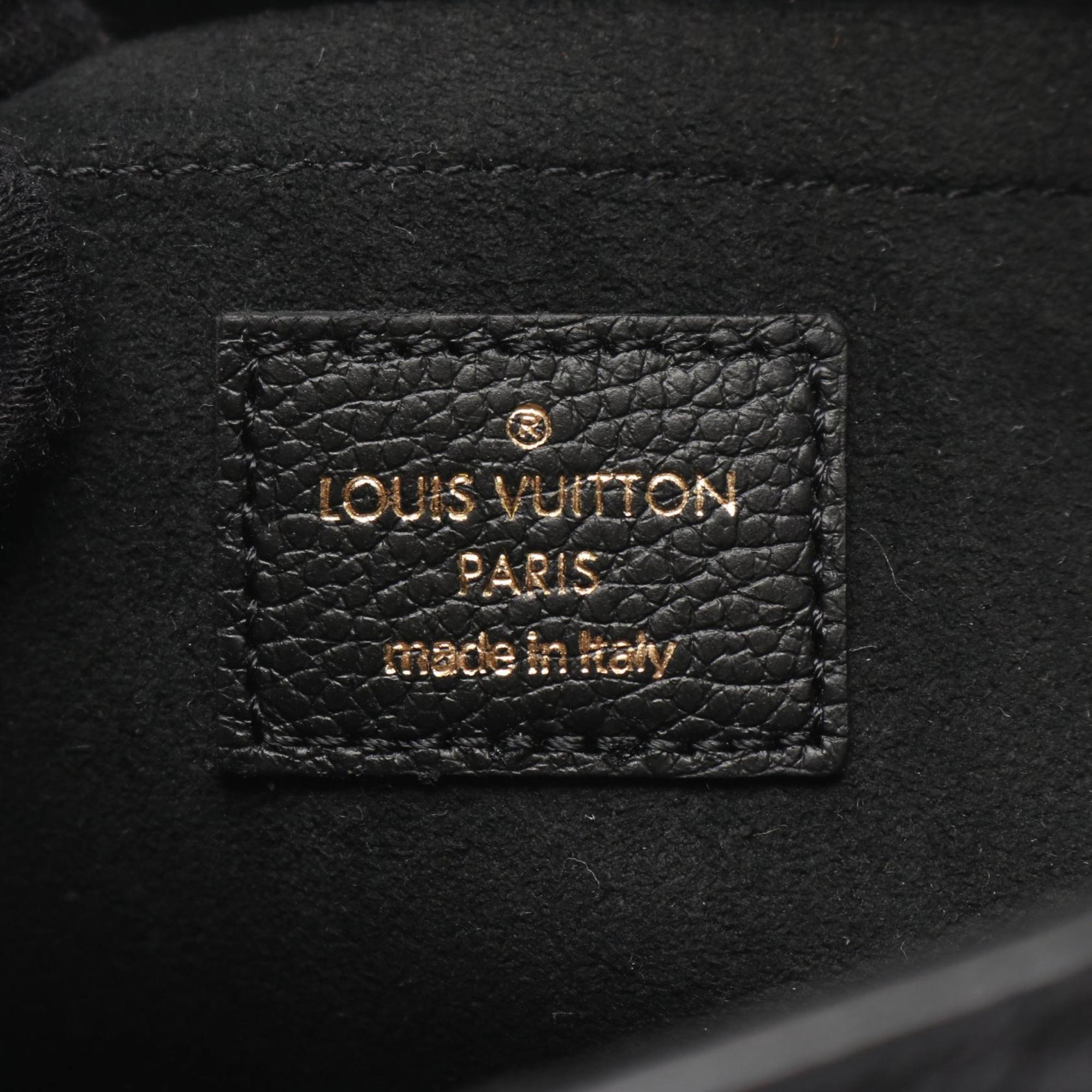 Louis Vuitton Black Noir Monogram Empreinte Pochette Shoulder Bag (Pre-Owned)