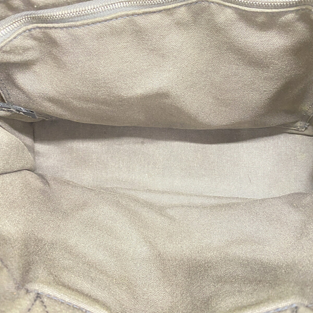 Hermes Gray Canvas Tote Bag (Pre-Owned)