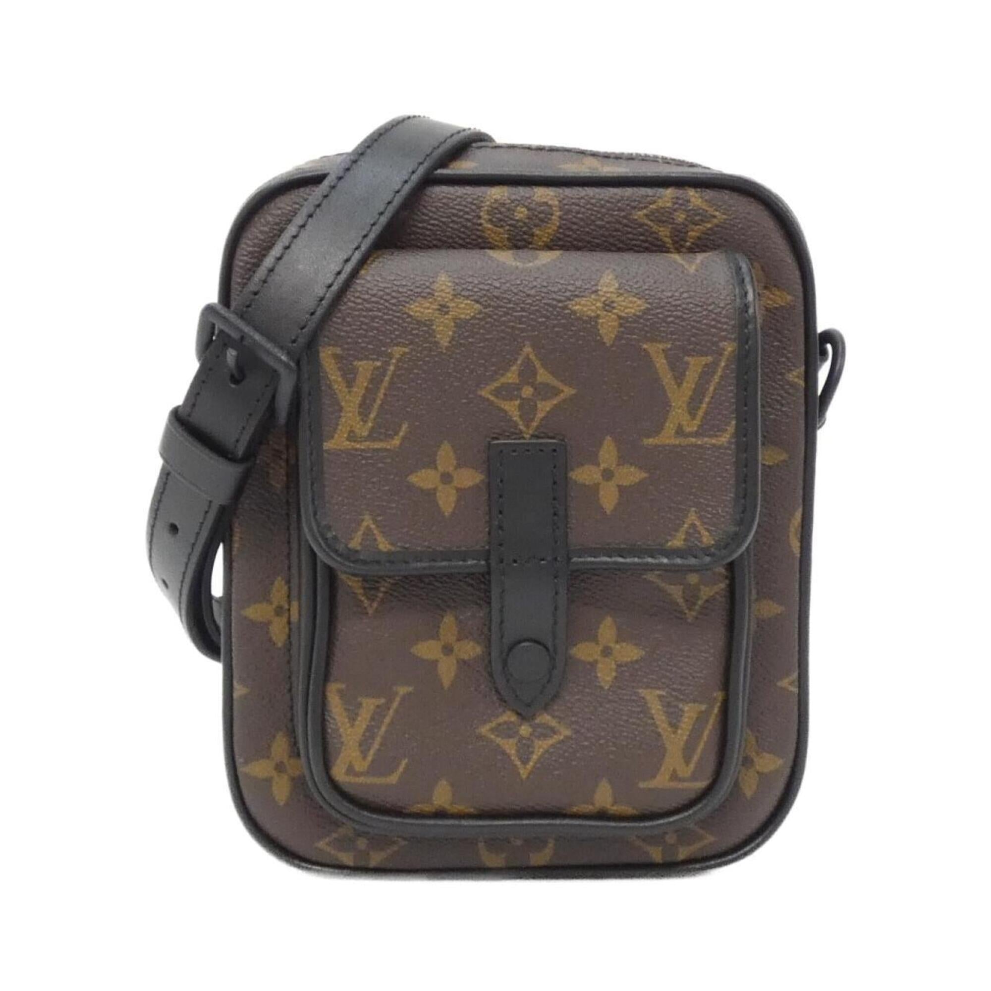 Louis Vuitton Marron Coated Canvas Shoulder Bag (Pre-Owned)