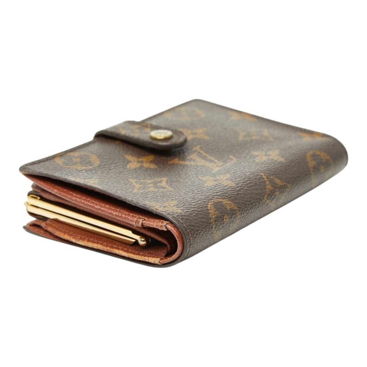 Louis Vuitton Brown Pvc Leather Wallet (Bi-Fold) (Pre-Owned)