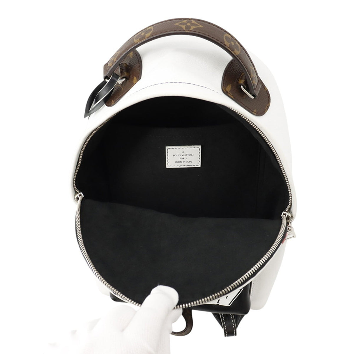 Louis Vuitton Monogram Multi-Color White Monogram Leather Backpack (Pre-Owned)