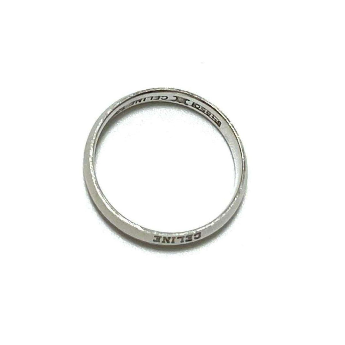 Celine Platinum 850 Band Ring (Pre-Owned)