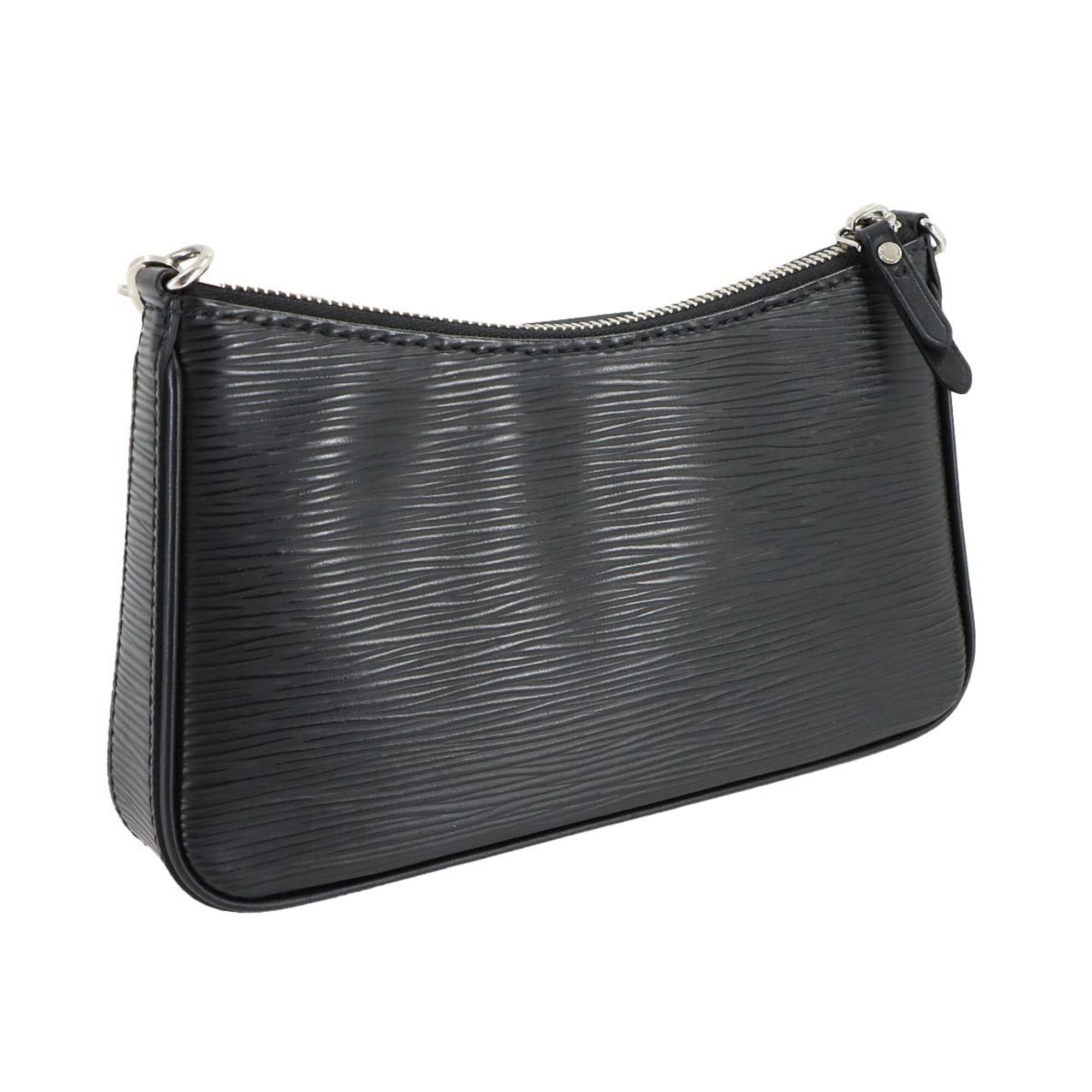 Louis Vuitton Noir Epi Leather Handbag Shoulder Bag (Pre-Owned)